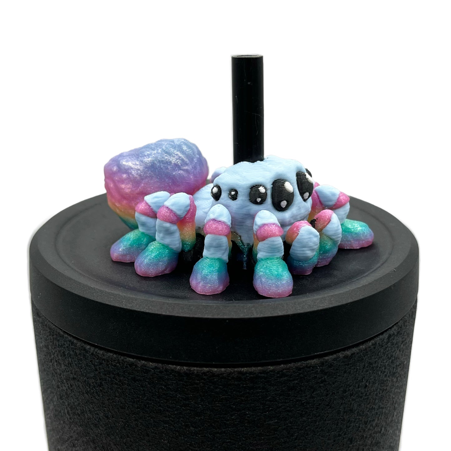 Cinema Cutie Sip Sidekicks – 3D Printed Straw Topper for Tumblers | Cute Movie Lover Straw Buddy