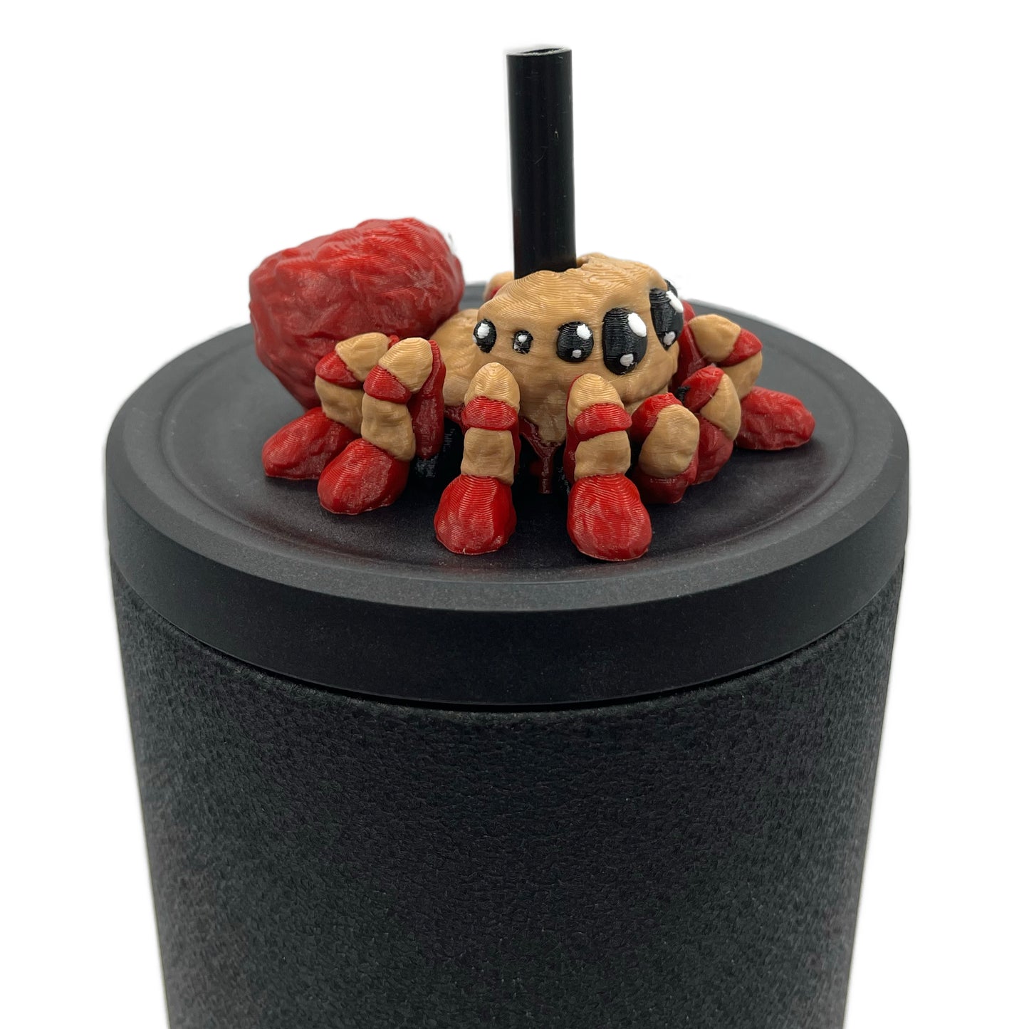 Cinema Cutie Sip Sidekicks – 3D Printed Straw Topper for Tumblers | Cute Movie Lover Straw Buddy