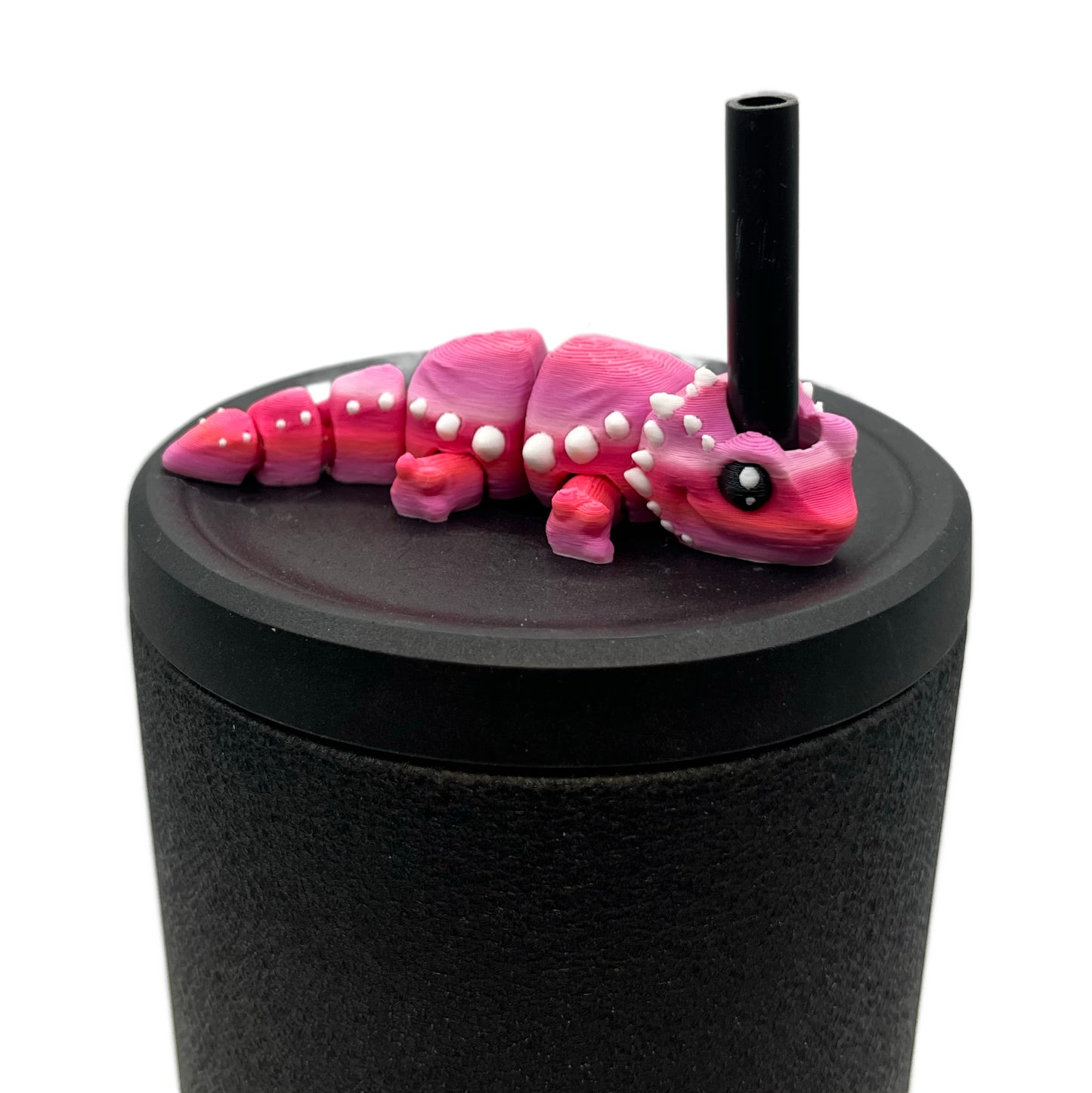Cinema Cutie Sip Sidekicks – 3D Printed Straw Topper for Tumblers | Cute Movie Lover Straw Buddy