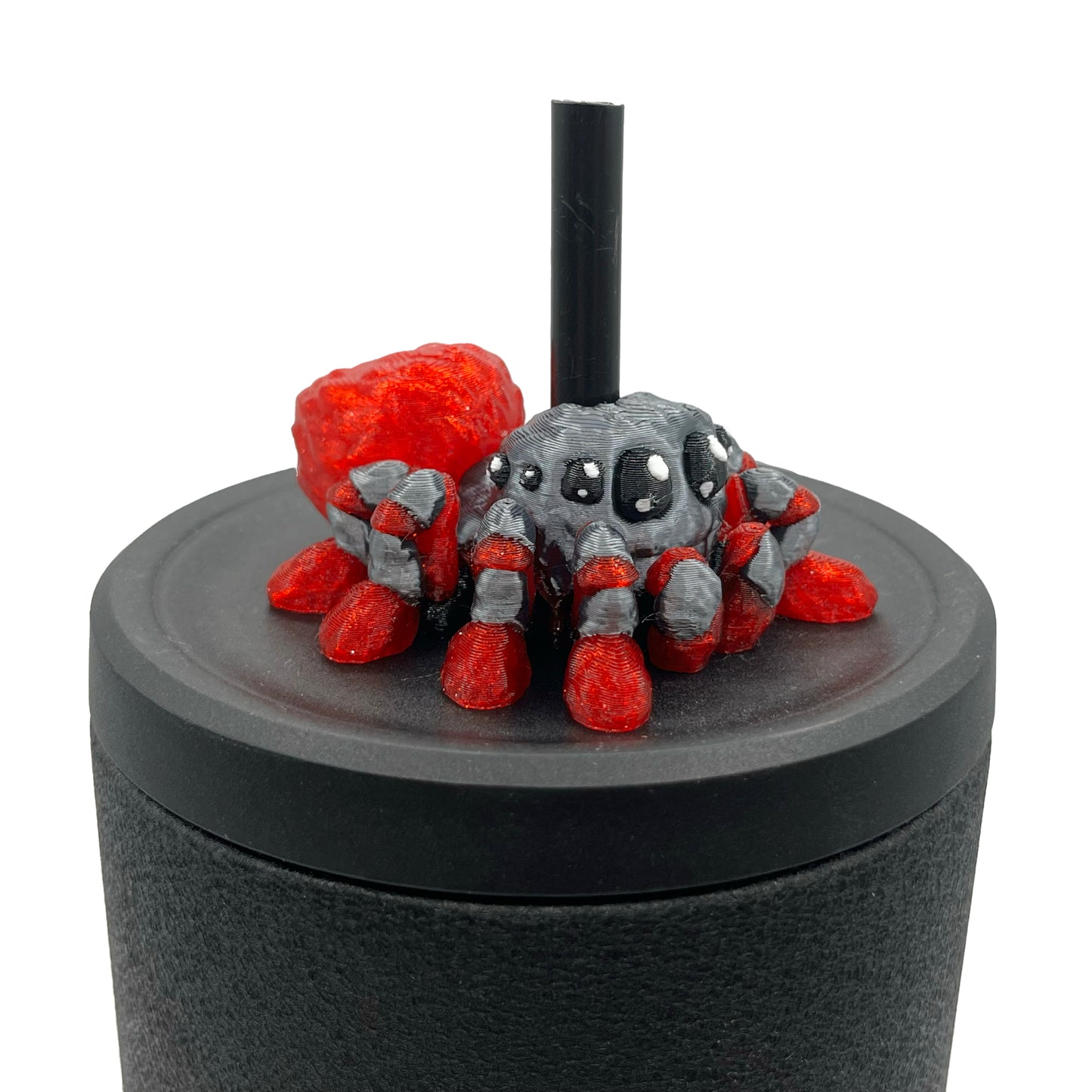 Cinema Cutie Sip Sidekicks – 3D Printed Straw Topper for Tumblers | Cute Movie Lover Straw Buddy