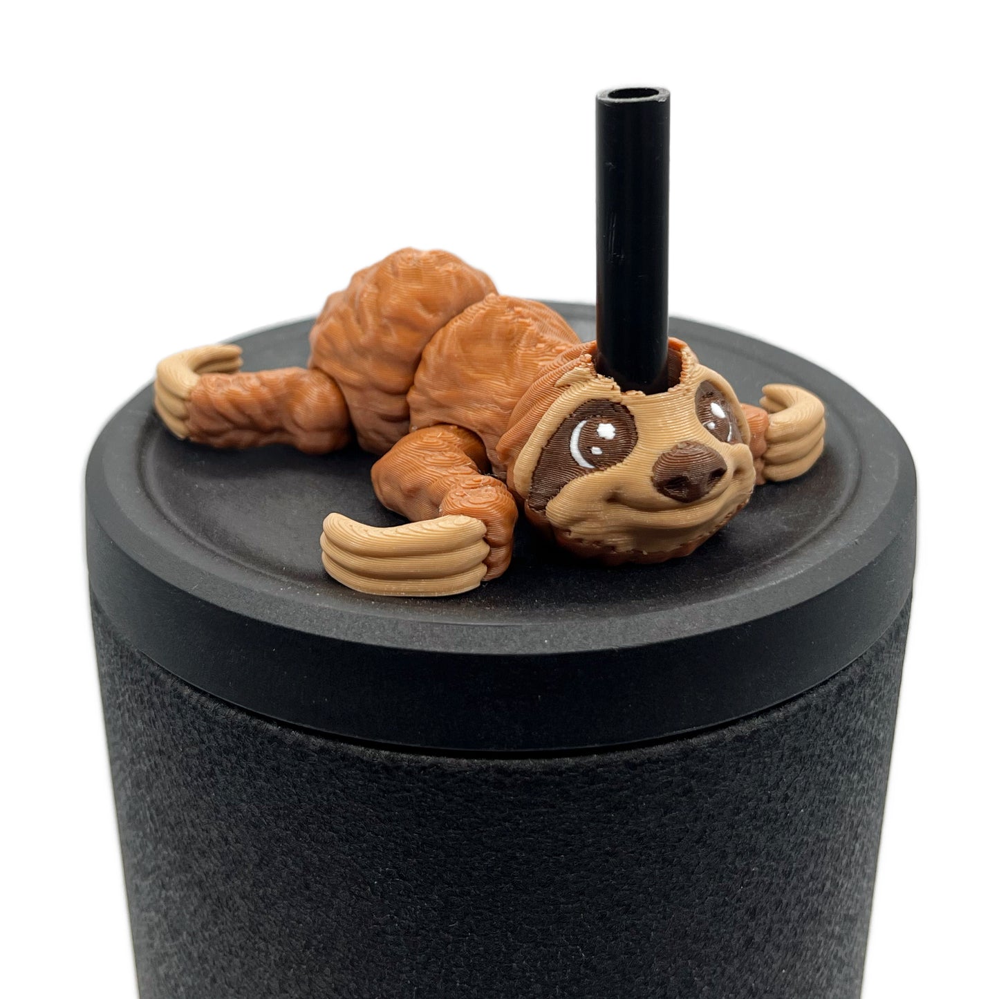 Cinema Cutie Sip Sidekicks – 3D Printed Straw Topper for Tumblers | Cute Movie Lover Straw Buddy