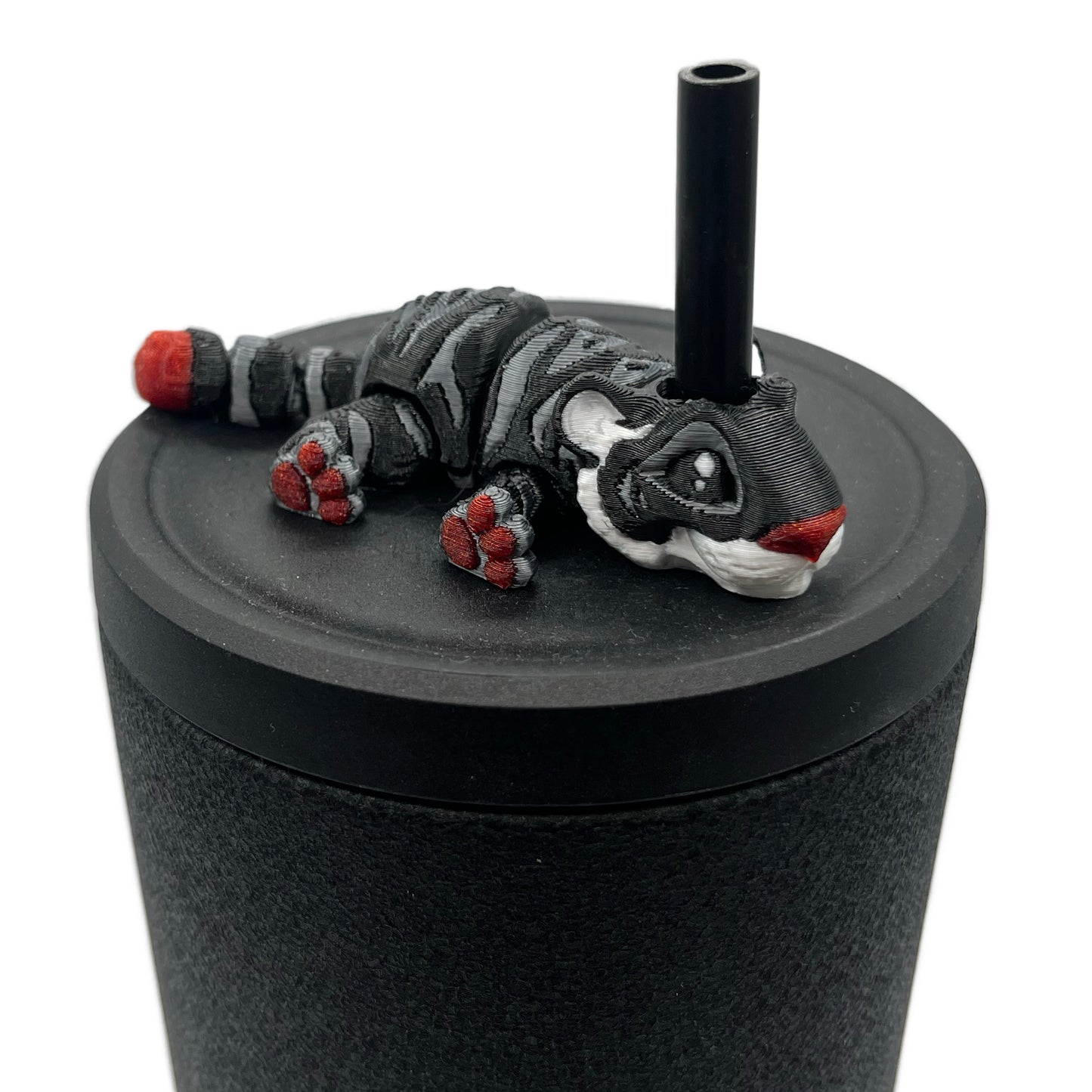 Cinema Cutie Sip Sidekicks – 3D Printed Straw Topper for Tumblers | Cute Movie Lover Straw Buddy
