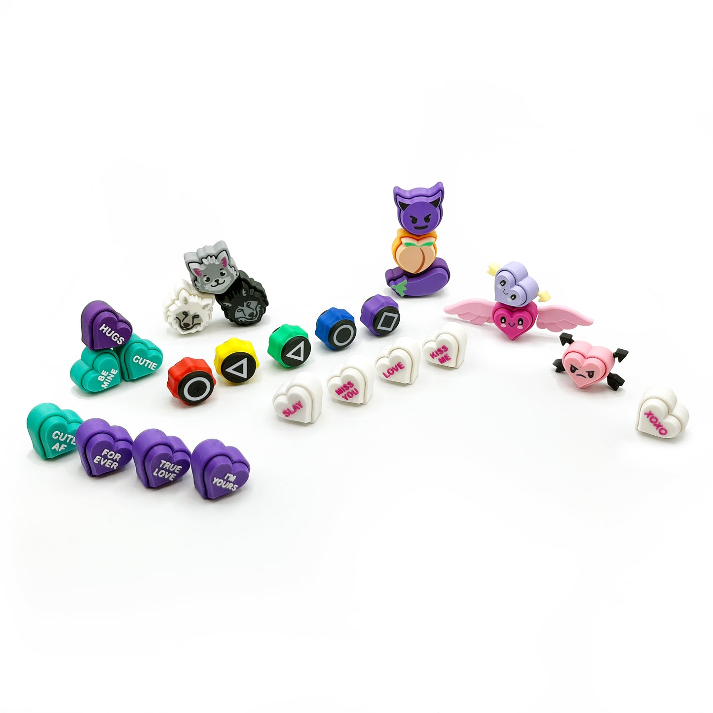 Novelty Fidget Clickers – 3D Printed ASMR Clicker Toys | Cute Sensory Fidgets for Desk & Stress Relief