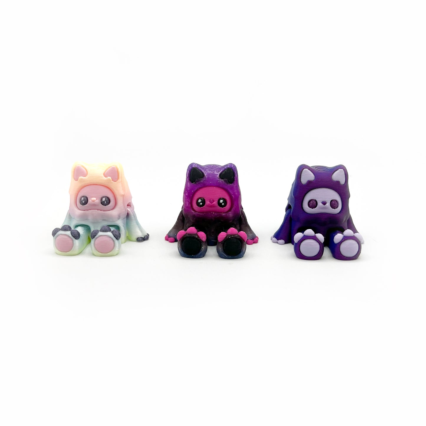 Flurryfoot & Bigfoot Desk Pals – Cute 3D Printed Cryptid Collectibles & Desk Fidget Toys