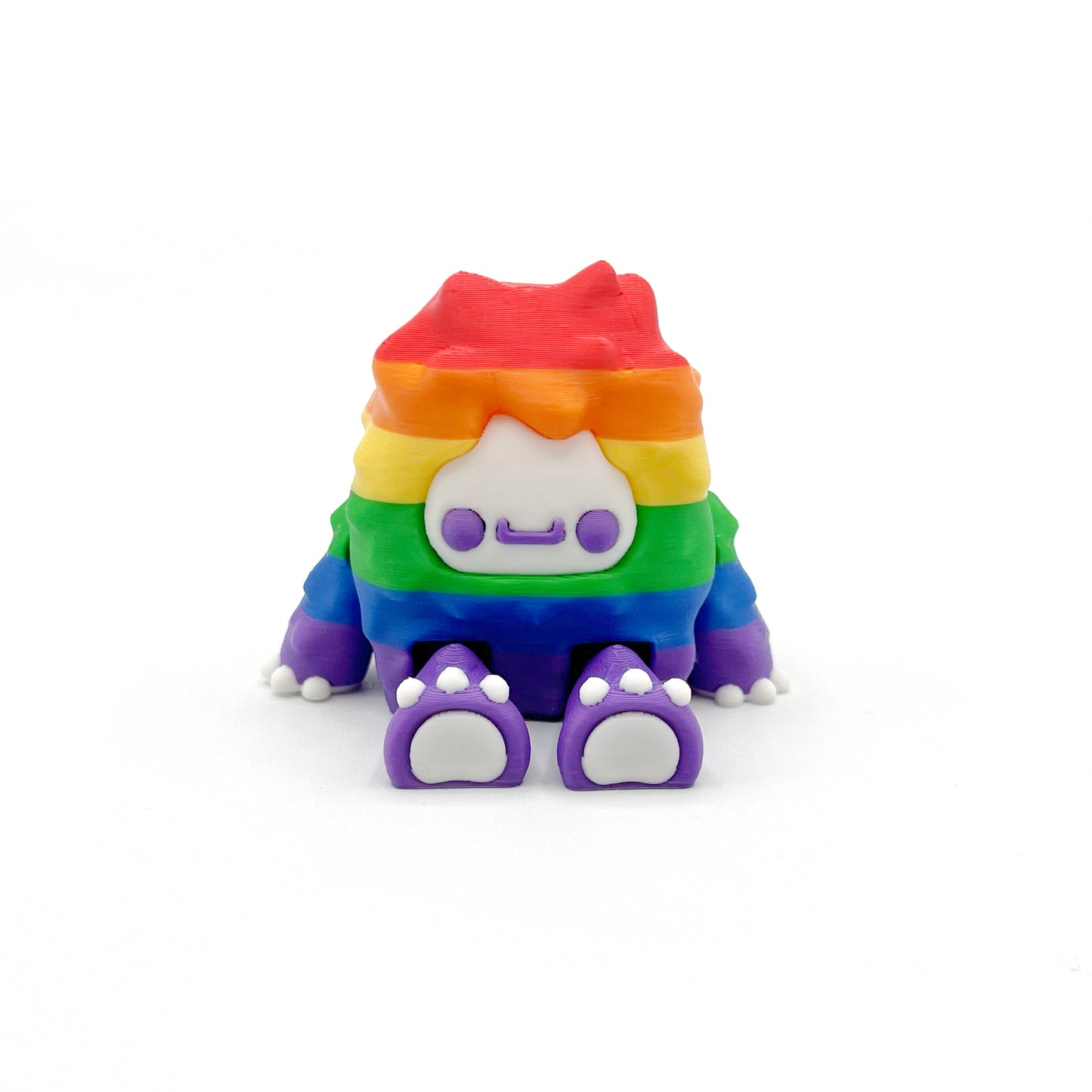 Flurryfoot & Bigfoot Keychains – 3D Printed Cryptid Bag Charms | Cute Clip-On Backpack Buddies