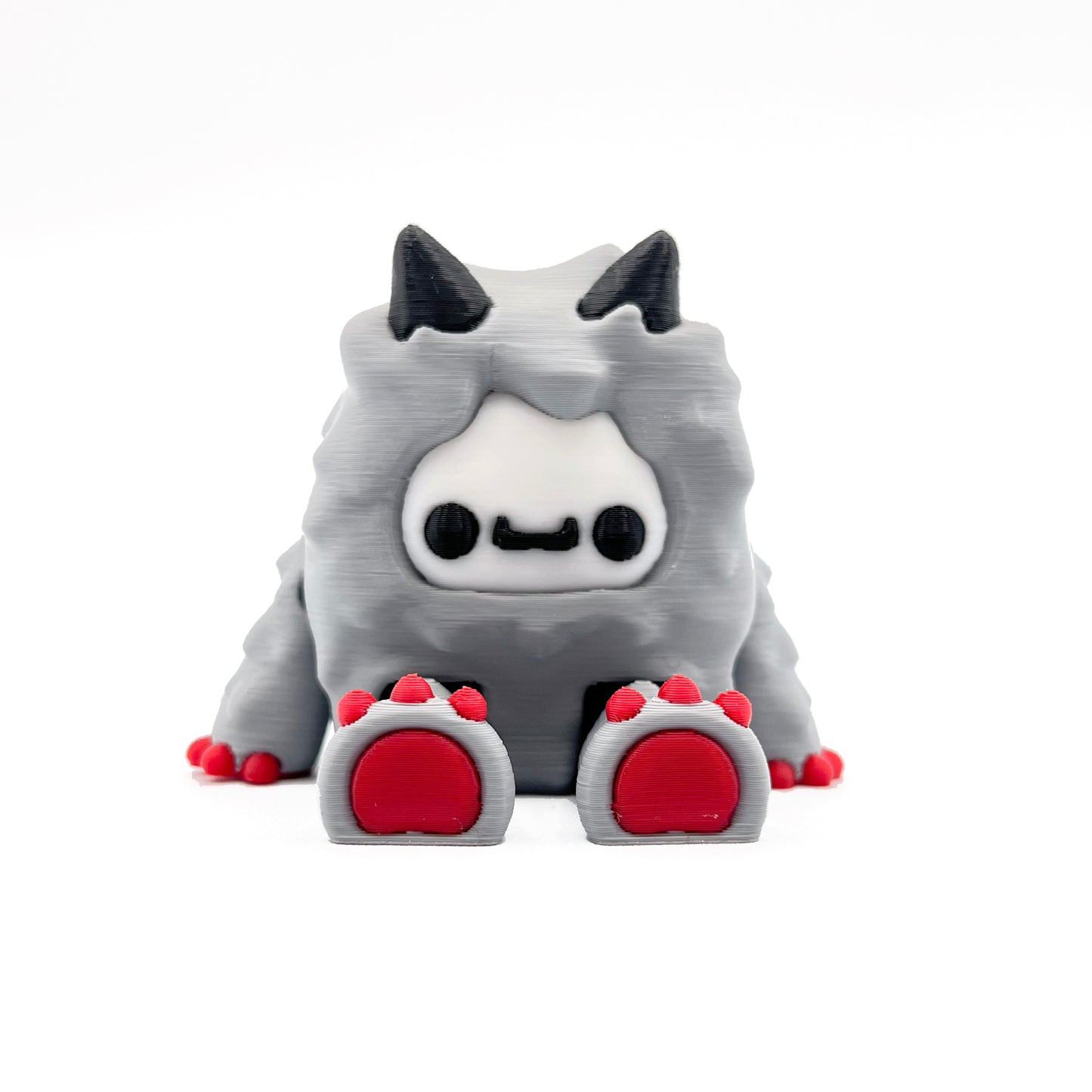 Flurryfoot & Bigfoot Keychains – 3D Printed Cryptid Bag Charms | Cute Clip-On Backpack Buddies