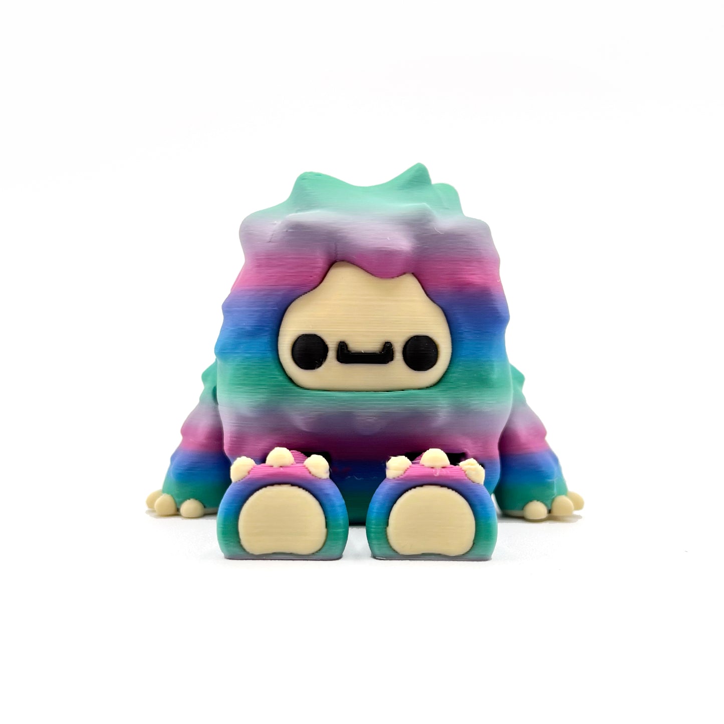 Flurryfoot & Bigfoot Sip Sidekicks – 3D Printed Cryptid Straw Toppers for Tumblers | Cute Straw Buddy Accessories