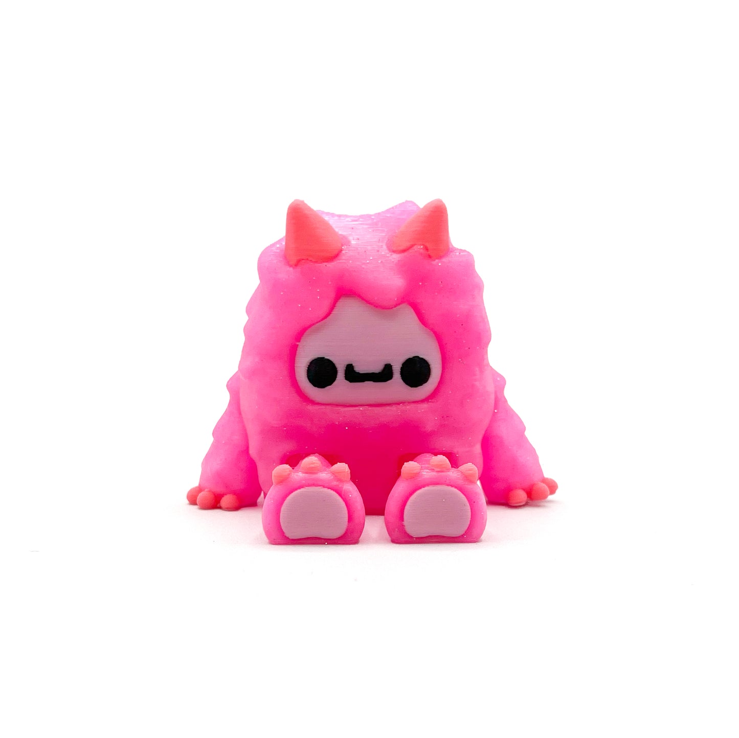 Flurryfoot & Bigfoot Keychains – 3D Printed Cryptid Bag Charms | Cute Clip-On Backpack Buddies