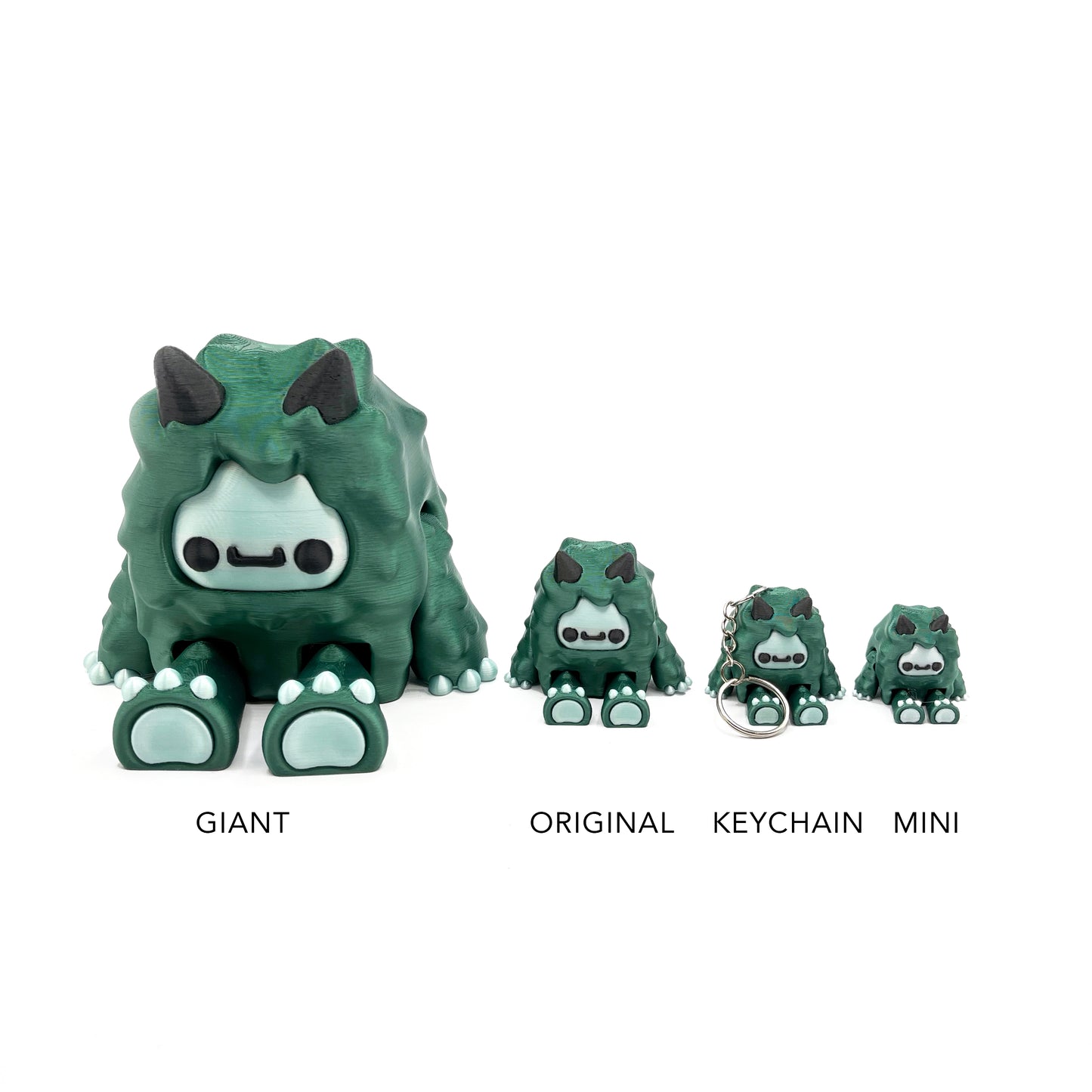 Flurryfoot & Bigfoot Desk Pals – Cute 3D Printed Cryptid Collectibles & Desk Fidget Toys