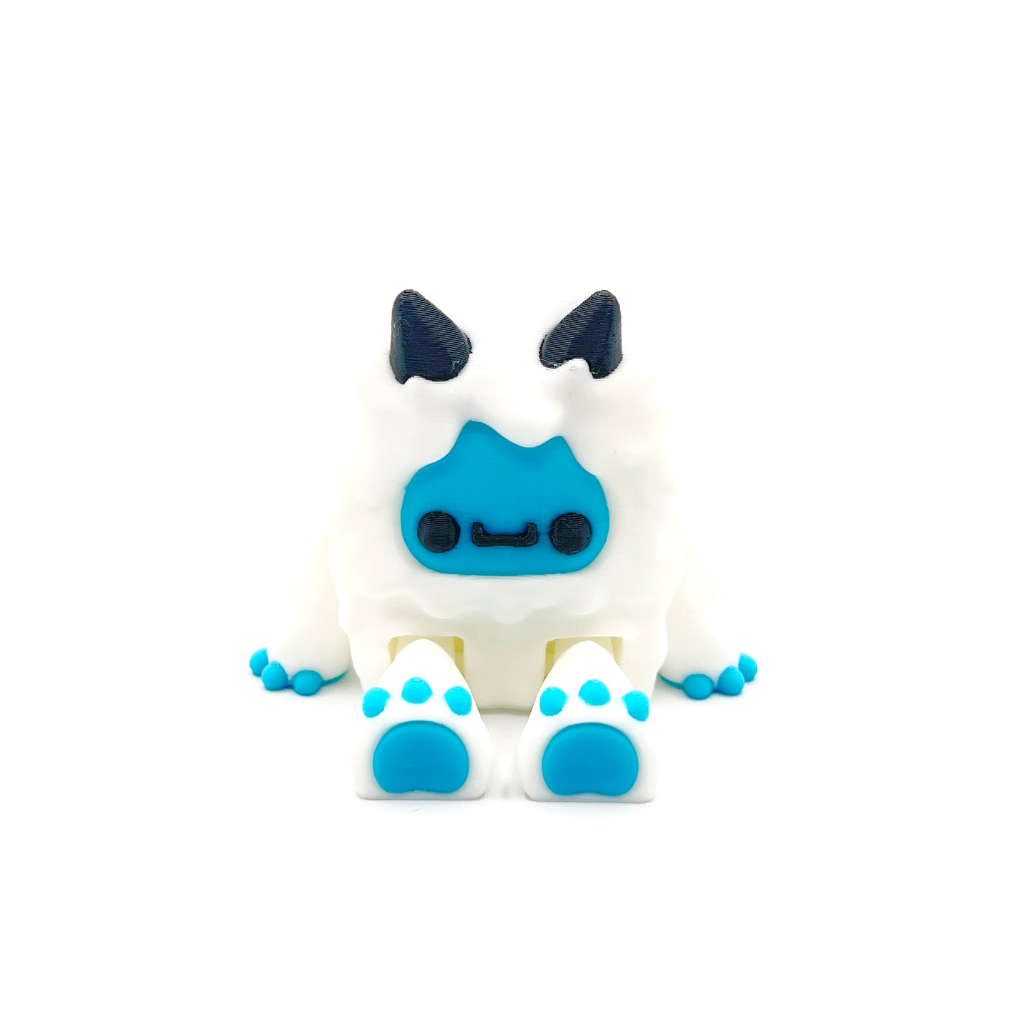 MINI Flurryfoot & Bigfoot Desk Pal – 3D Printed Articulated Cryptid Fidget Toy | Cute Mini Collectible