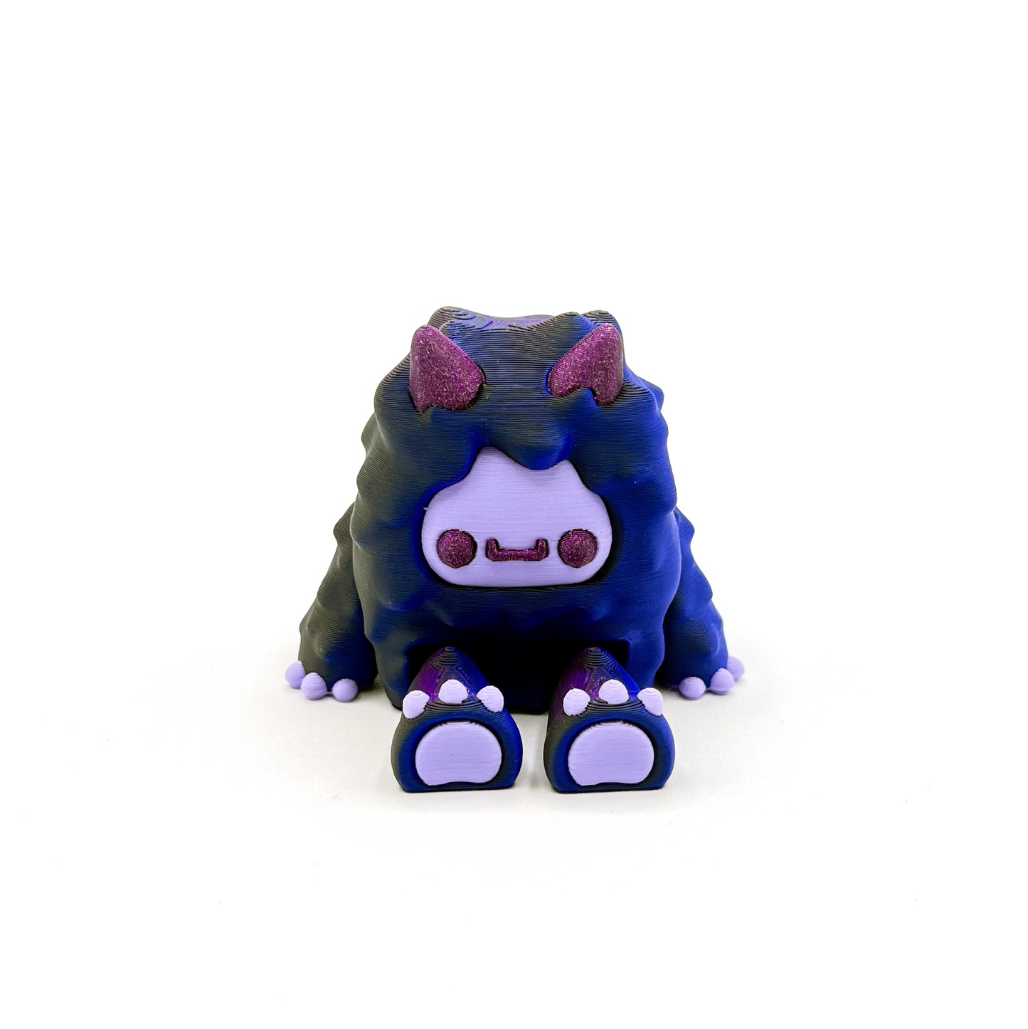 Flurryfoot & Bigfoot Keychains – 3D Printed Cryptid Bag Charms | Cute Clip-On Backpack Buddies
