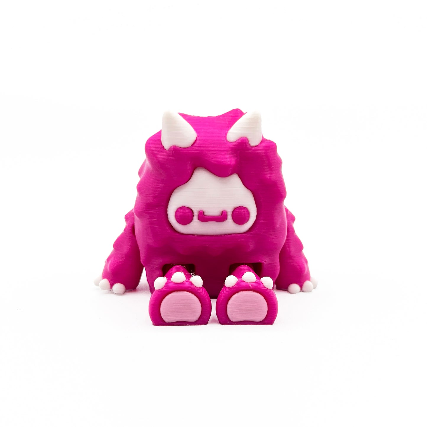 Flurryfoot & Bigfoot Keychains – 3D Printed Cryptid Bag Charms | Cute Clip-On Backpack Buddies