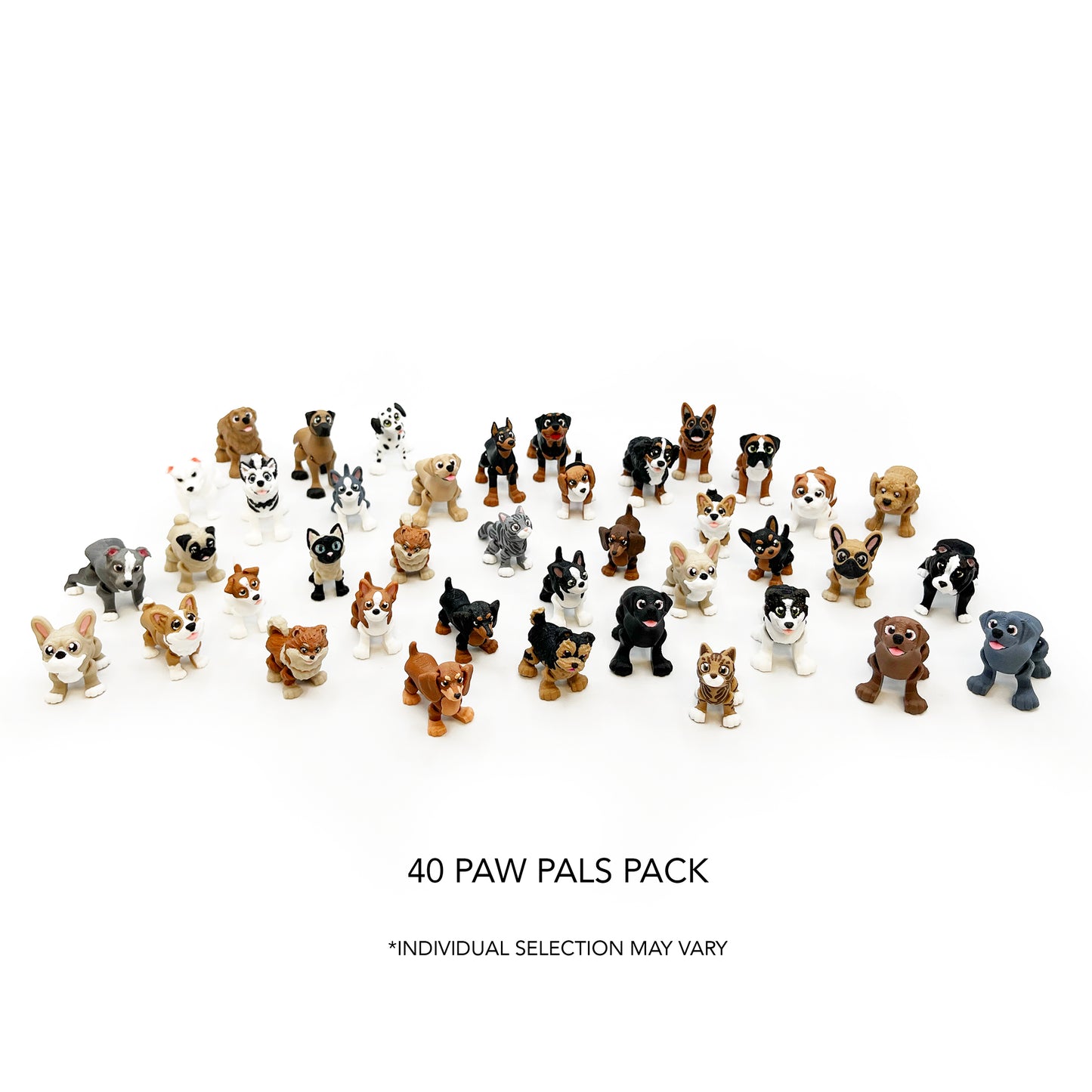 Puppy Love Micro Pack – Hand-Picked 3D Printed Micro Dog Figures | Cute Micro Collectibles