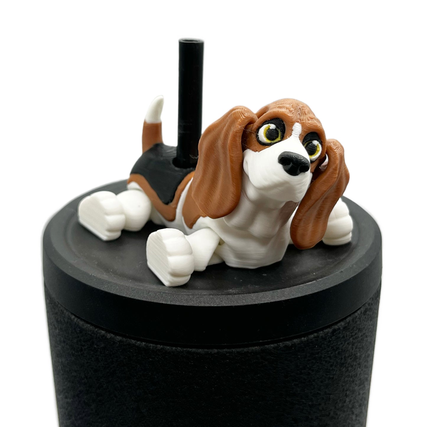 Paw Pals Sip Sidekicks – 3D Printed Dog & Cat Straw Toppers for Tumblers | Pet Lover Tumbler Accessories