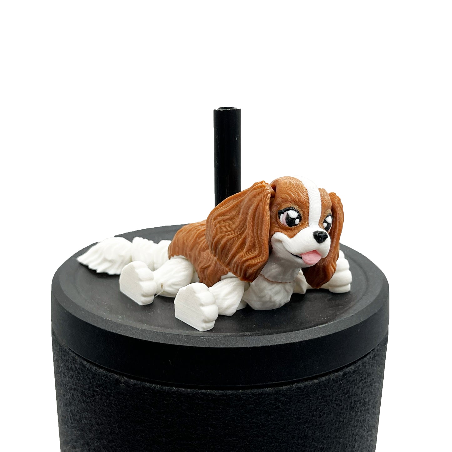 Paw Pals Sip Sidekicks – 3D Printed Dog & Cat Straw Toppers for Tumblers | Pet Lover Tumbler Accessories