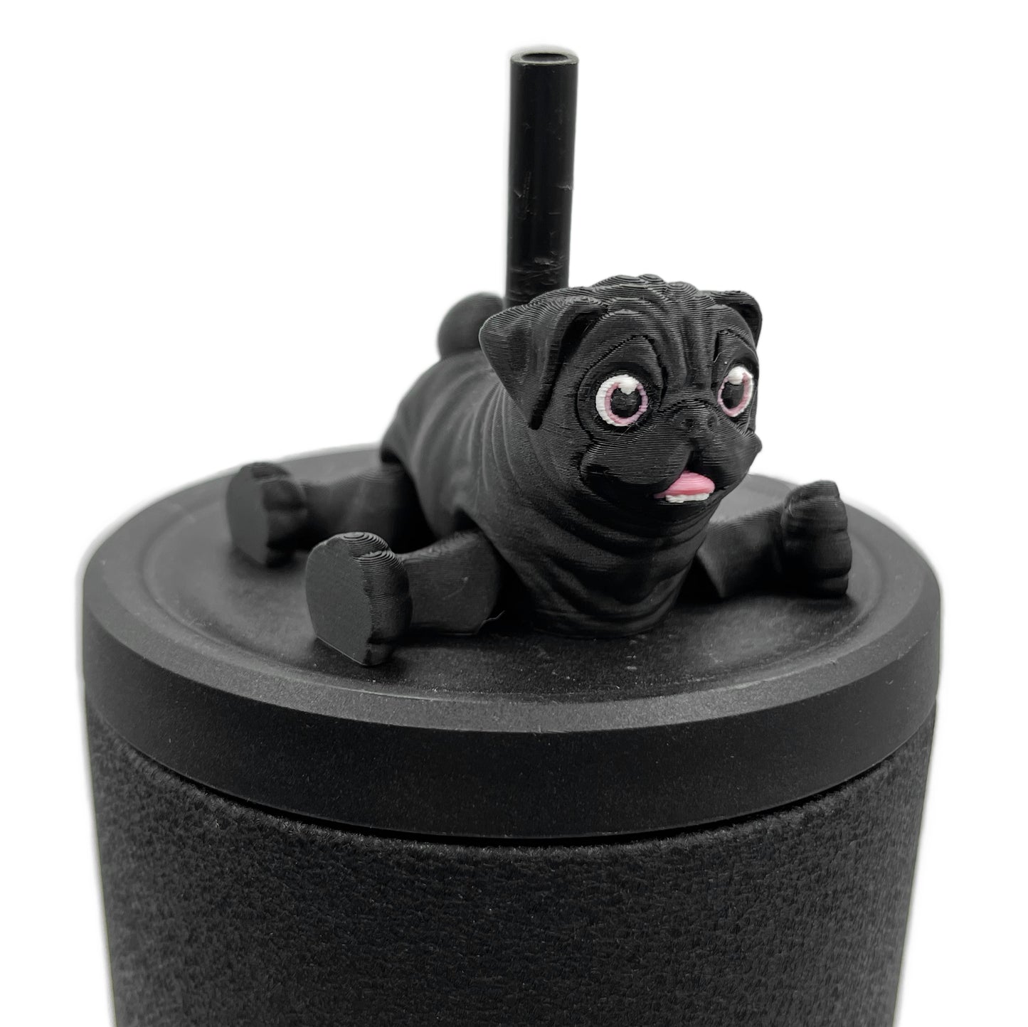 Paw Pals Sip Sidekicks – 3D Printed Dog & Cat Straw Toppers for Tumblers | Pet Lover Tumbler Accessories