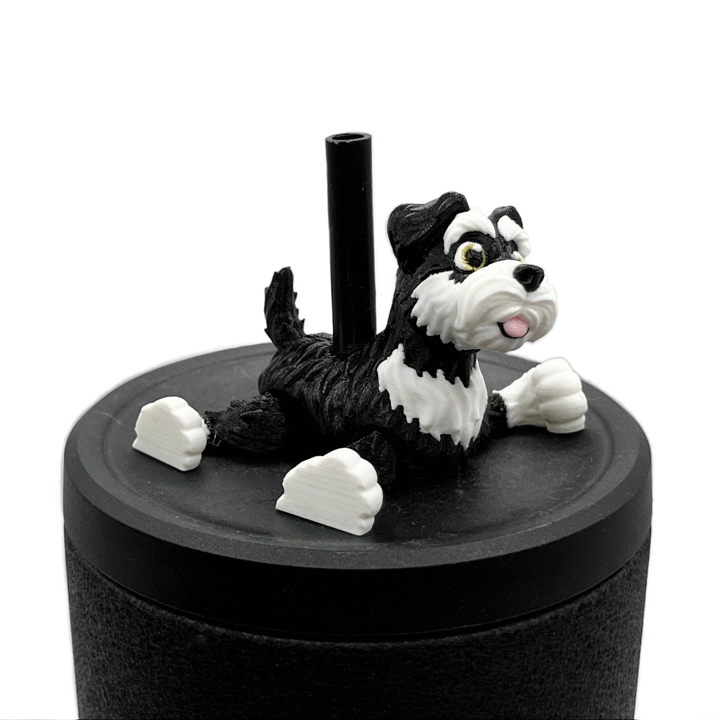 Paw Pals Sip Sidekicks – 3D Printed Dog & Cat Straw Toppers for Tumblers | Pet Lover Tumbler Accessories