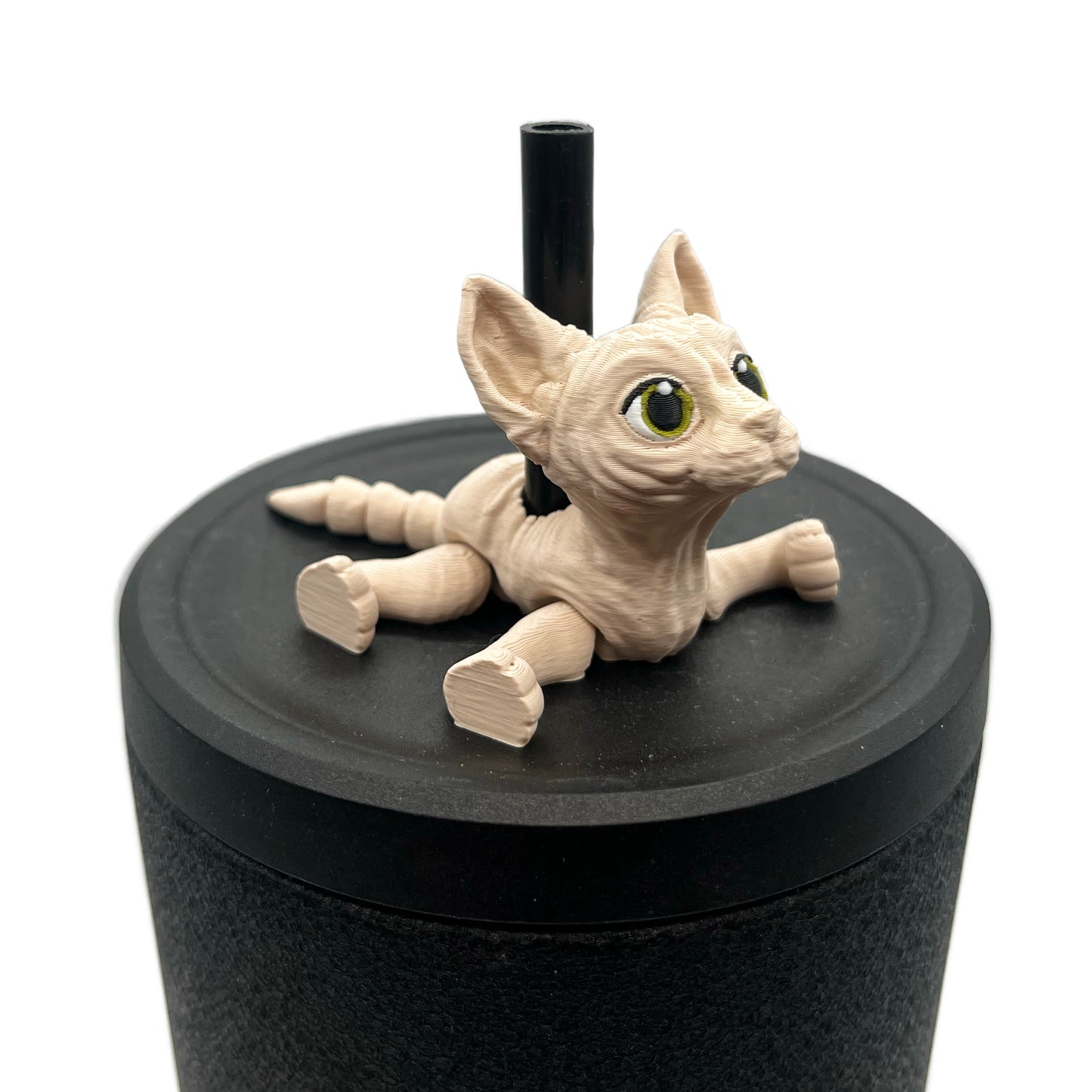 Paw Pals Sip Sidekicks – 3D Printed Dog & Cat Straw Toppers for Tumblers | Pet Lover Tumbler Accessories