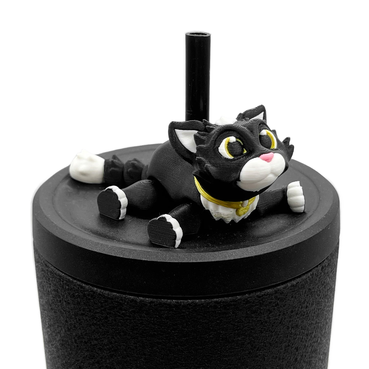Paw Pals Sip Sidekicks – 3D Printed Dog & Cat Straw Toppers for Tumblers | Pet Lover Tumbler Accessories