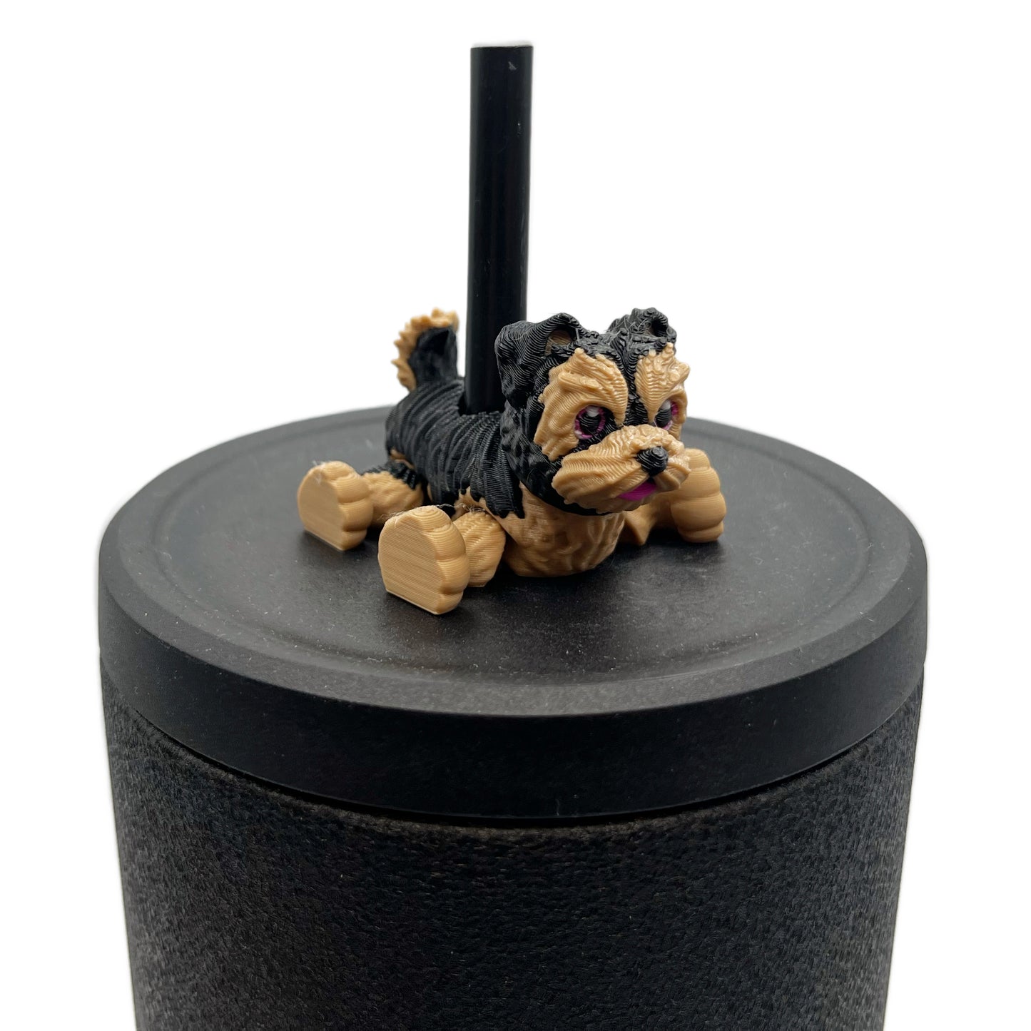 Paw Pals Sip Sidekicks – 3D Printed Dog & Cat Straw Toppers for Tumblers | Pet Lover Tumbler Accessories