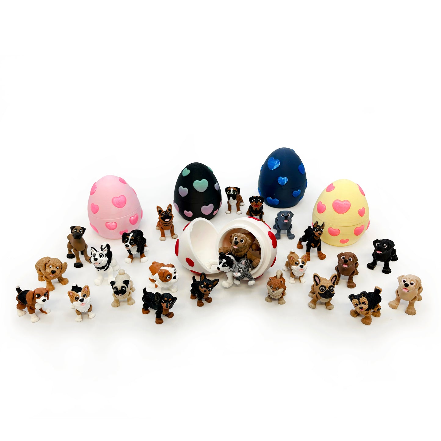 Puppy Love Micro Pack – Hand-Picked 3D Printed Micro Dog Figures | Cute Micro Collectibles