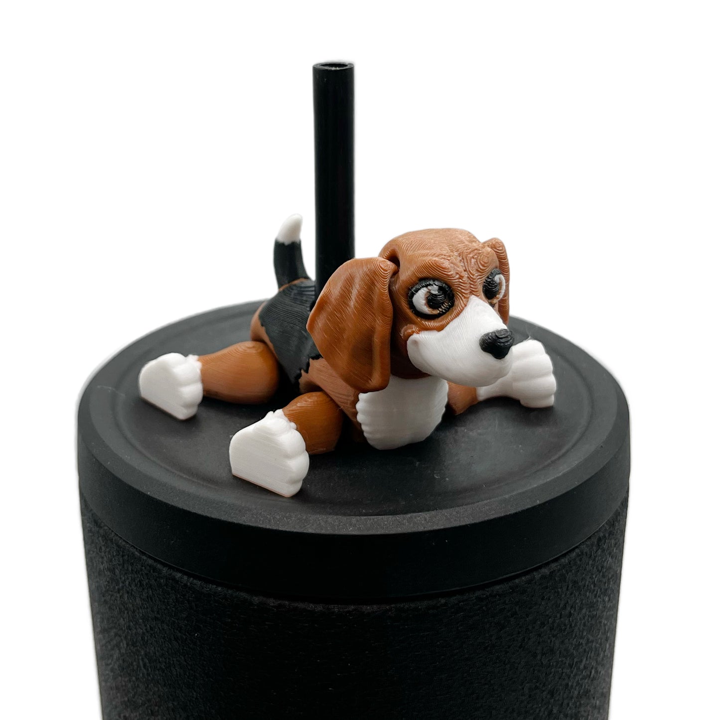 Paw Pals Sip Sidekicks – 3D Printed Dog & Cat Straw Toppers for Tumblers | Pet Lover Tumbler Accessories