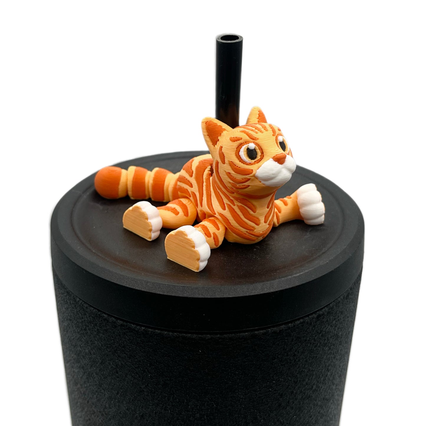Paw Pals Sip Sidekicks – 3D Printed Dog & Cat Straw Toppers for Tumblers | Pet Lover Tumbler Accessories