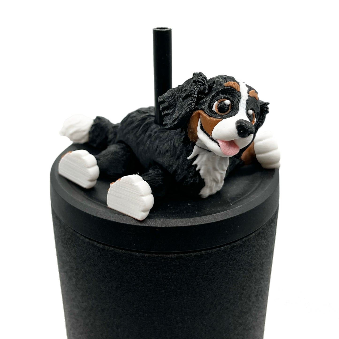 Paw Pals Sip Sidekicks – 3D Printed Dog & Cat Straw Toppers for Tumblers | Pet Lover Tumbler Accessories