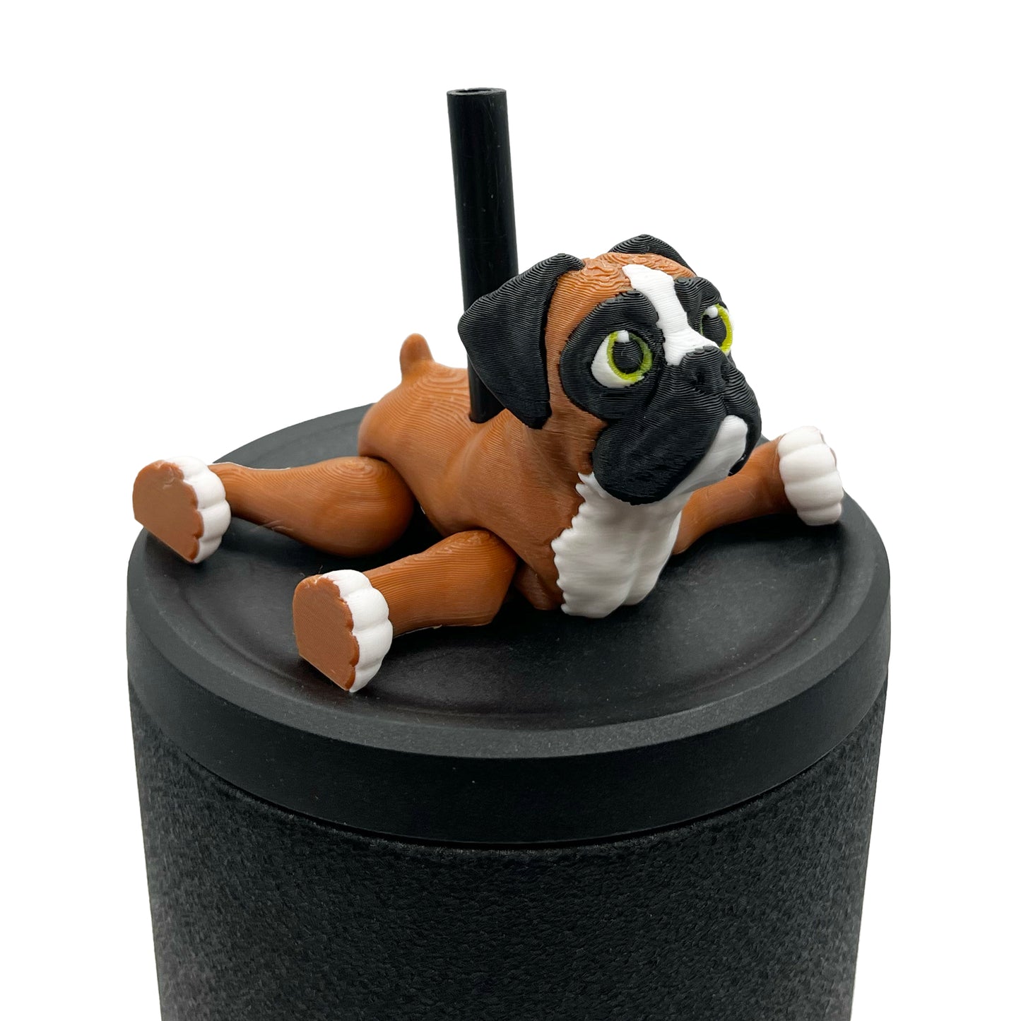 Paw Pals Sip Sidekicks – 3D Printed Dog & Cat Straw Toppers for Tumblers | Pet Lover Tumbler Accessories