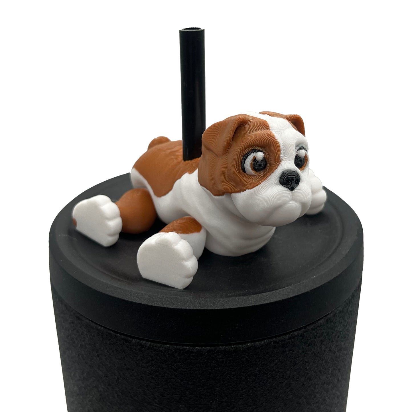 Paw Pals Sip Sidekicks – 3D Printed Dog & Cat Straw Toppers for Tumblers | Pet Lover Tumbler Accessories