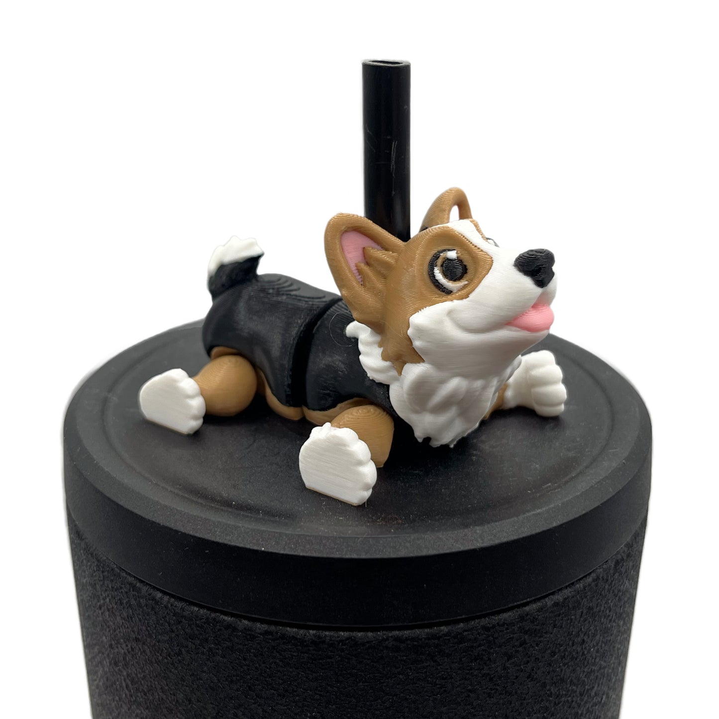 Paw Pals Sip Sidekicks – 3D Printed Dog & Cat Straw Toppers for Tumblers | Pet Lover Tumbler Accessories