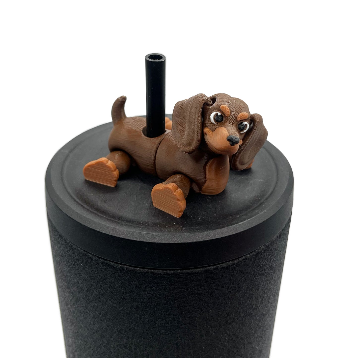 Paw Pals Sip Sidekicks – 3D Printed Dog & Cat Straw Toppers for Tumblers | Pet Lover Tumbler Accessories