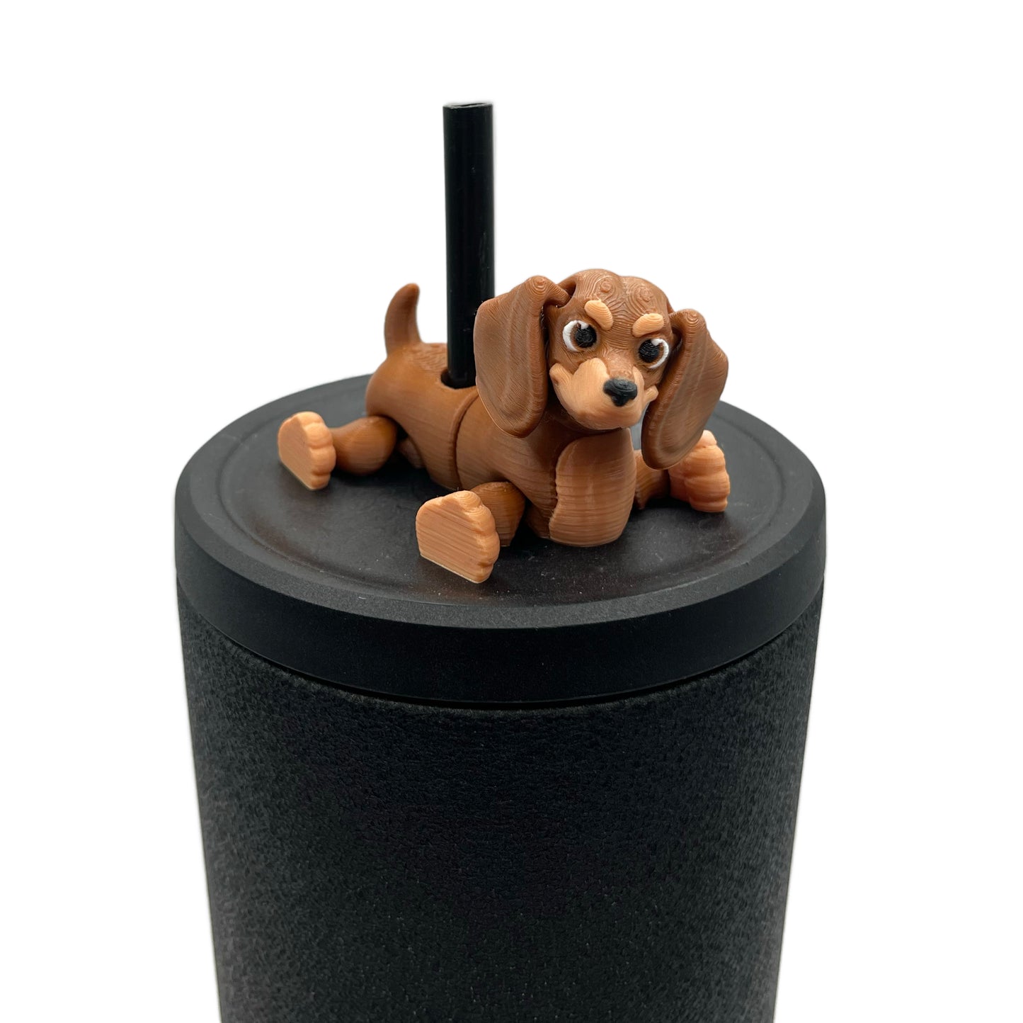 Paw Pals Sip Sidekicks – 3D Printed Dog & Cat Straw Toppers for Tumblers | Pet Lover Tumbler Accessories