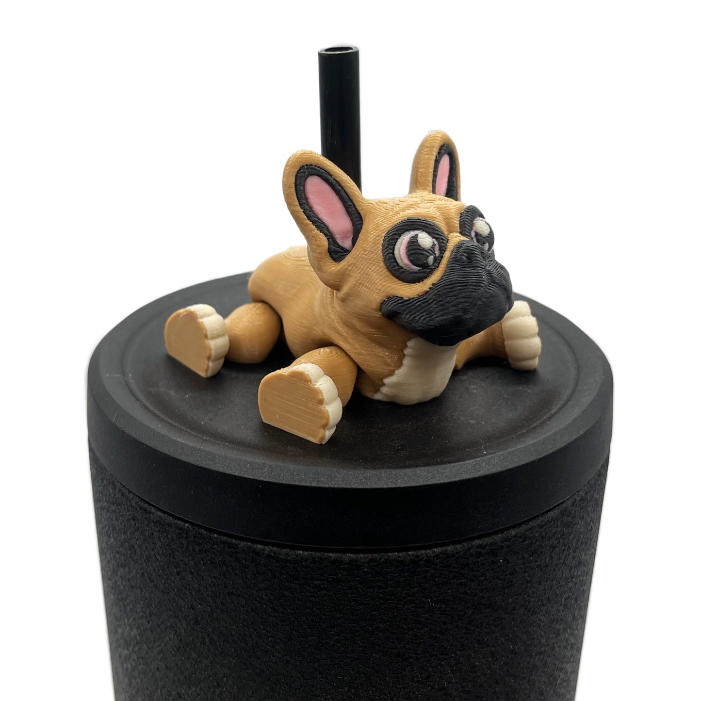 Paw Pals Sip Sidekicks – 3D Printed Dog & Cat Straw Toppers for Tumblers | Pet Lover Tumbler Accessories
