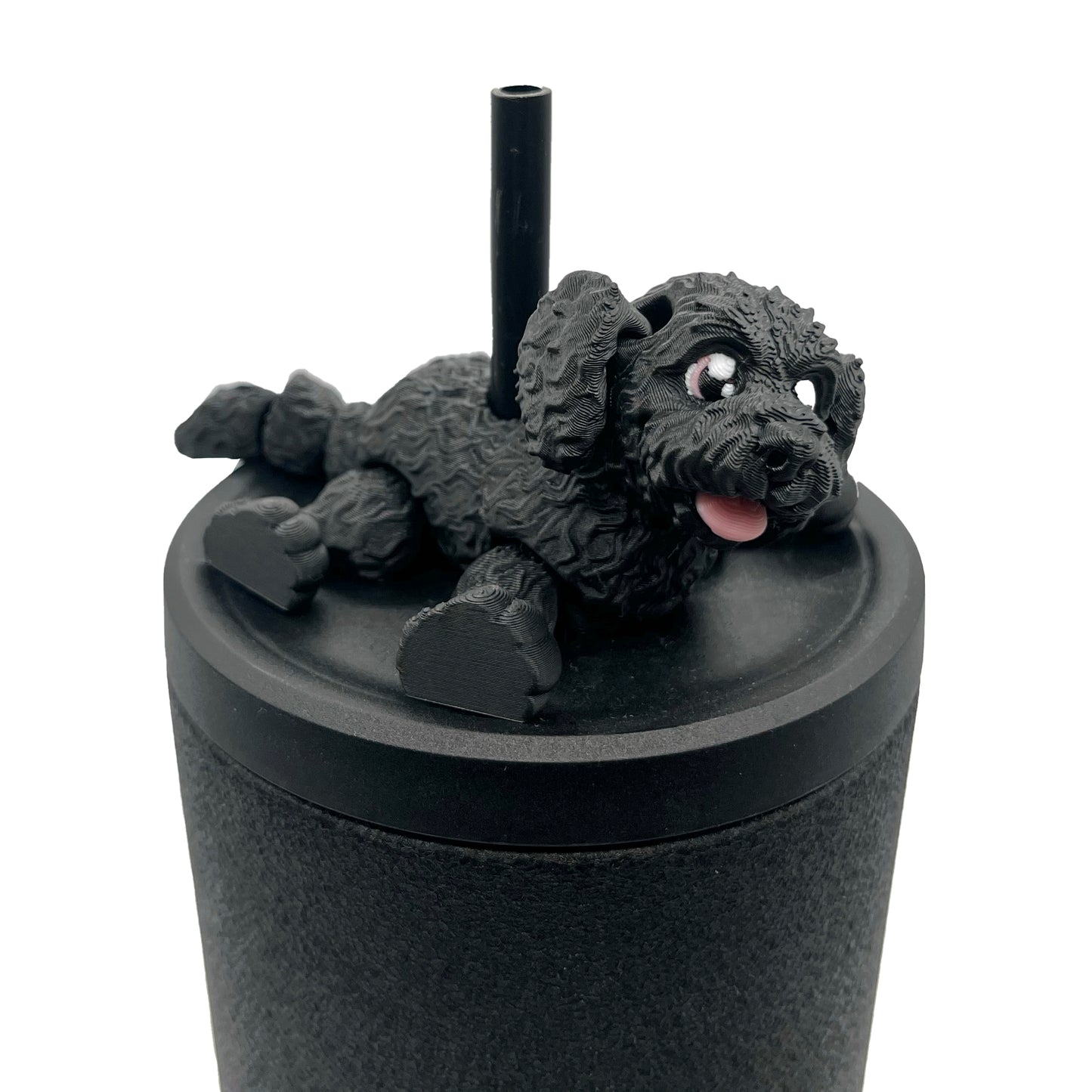 Paw Pals Sip Sidekicks – 3D Printed Dog & Cat Straw Toppers for Tumblers | Pet Lover Tumbler Accessories