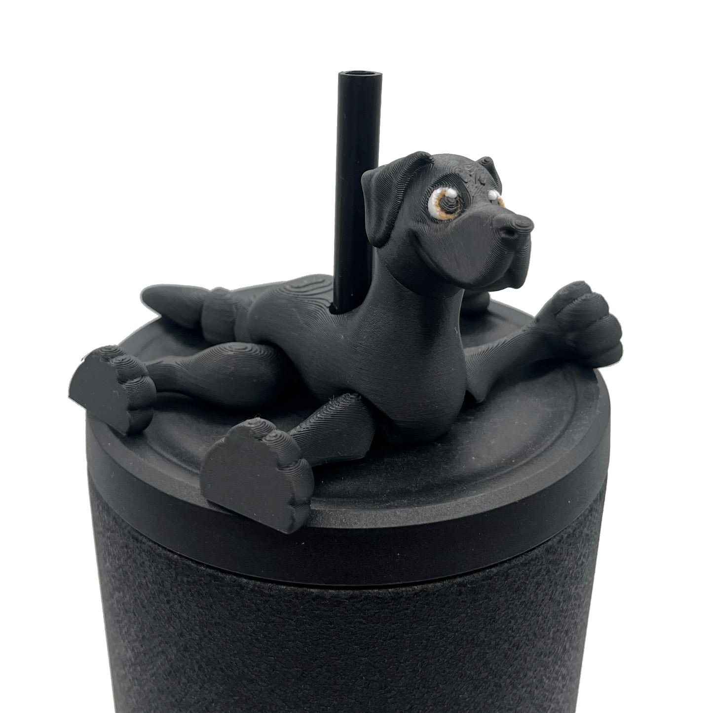 Paw Pals Sip Sidekicks – 3D Printed Dog & Cat Straw Toppers for Tumblers | Pet Lover Tumbler Accessories