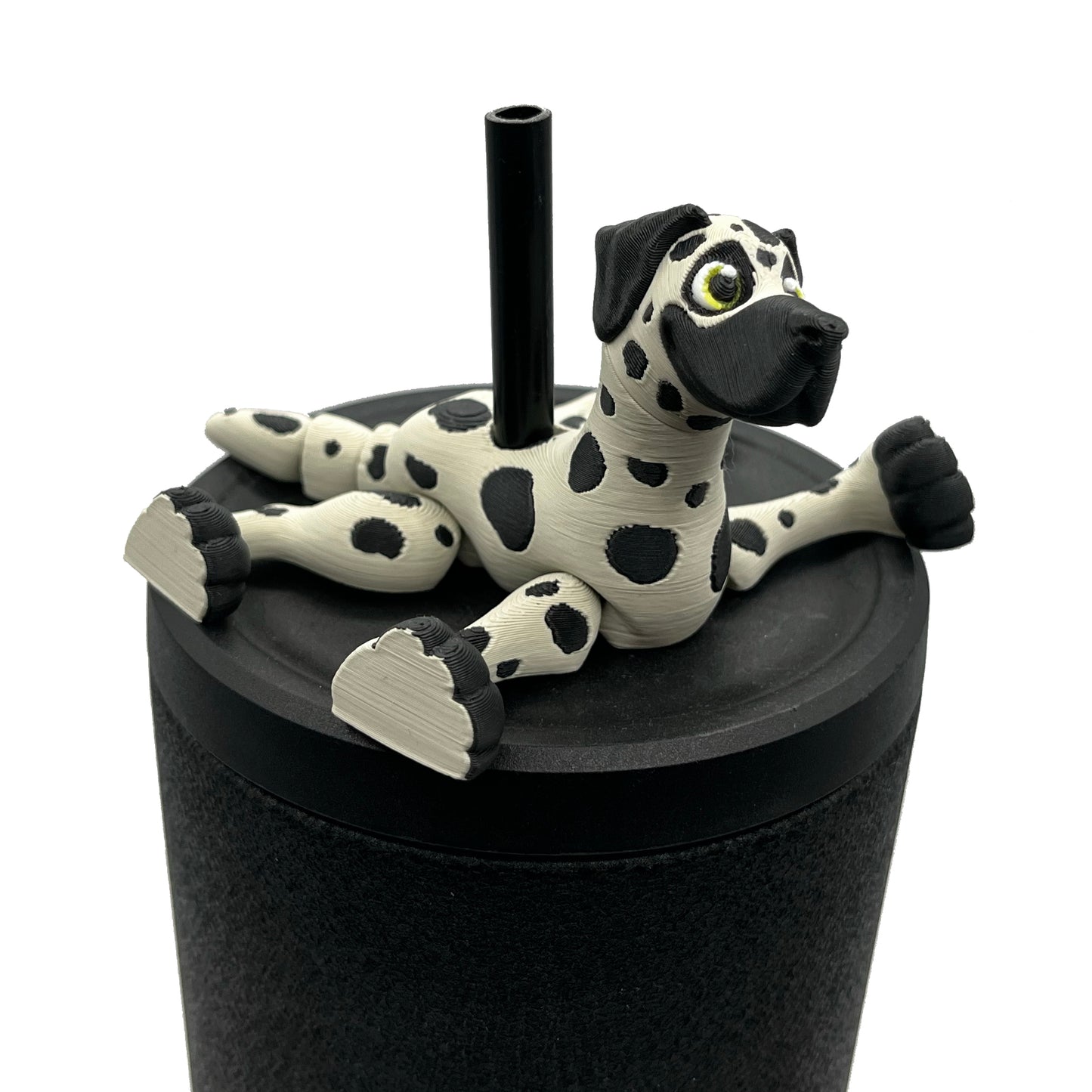 Paw Pals Sip Sidekicks – 3D Printed Dog & Cat Straw Toppers for Tumblers | Pet Lover Tumbler Accessories