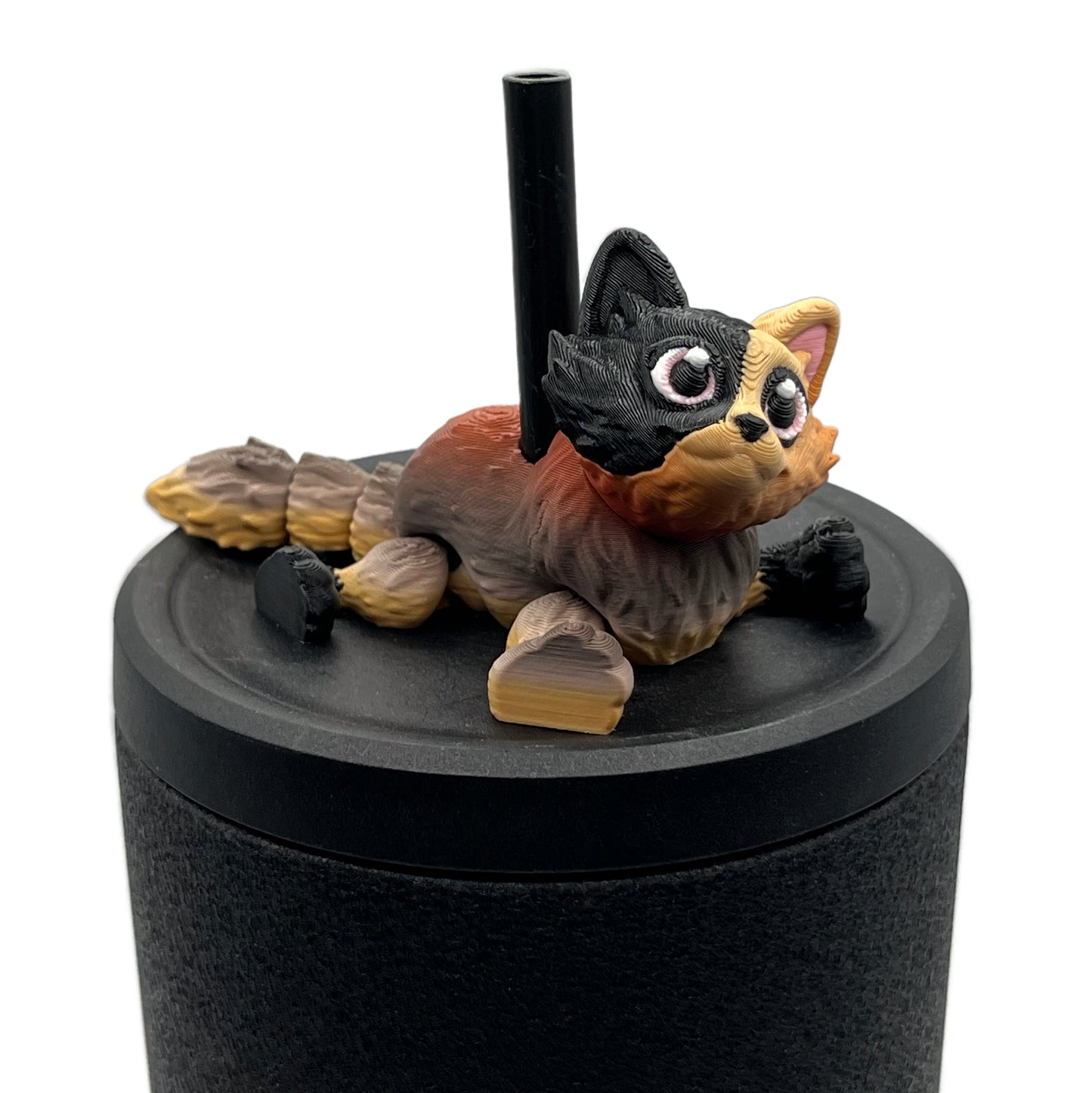 Paw Pals Sip Sidekicks – 3D Printed Dog & Cat Straw Toppers for Tumblers | Pet Lover Tumbler Accessories
