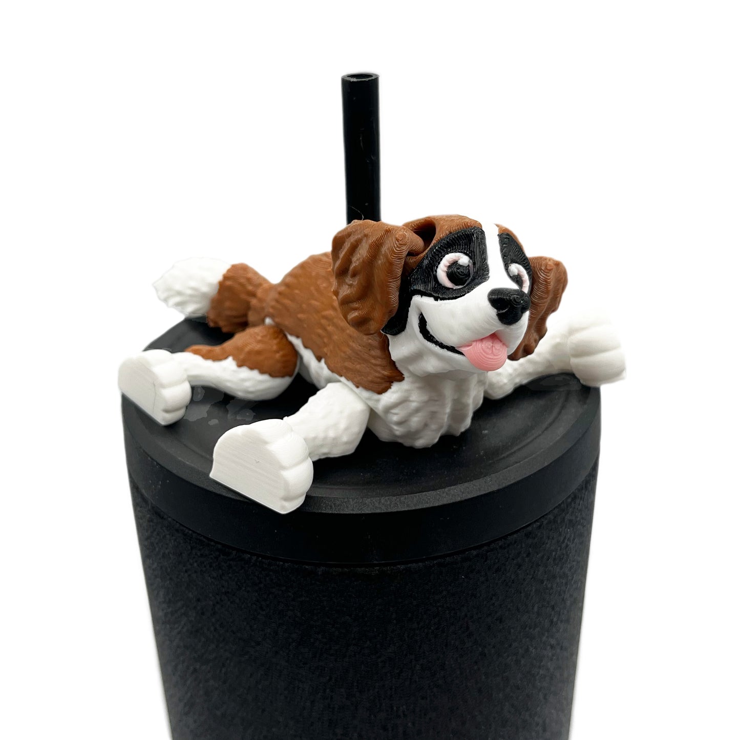 Paw Pals Sip Sidekicks – 3D Printed Dog & Cat Straw Toppers for Tumblers | Pet Lover Tumbler Accessories