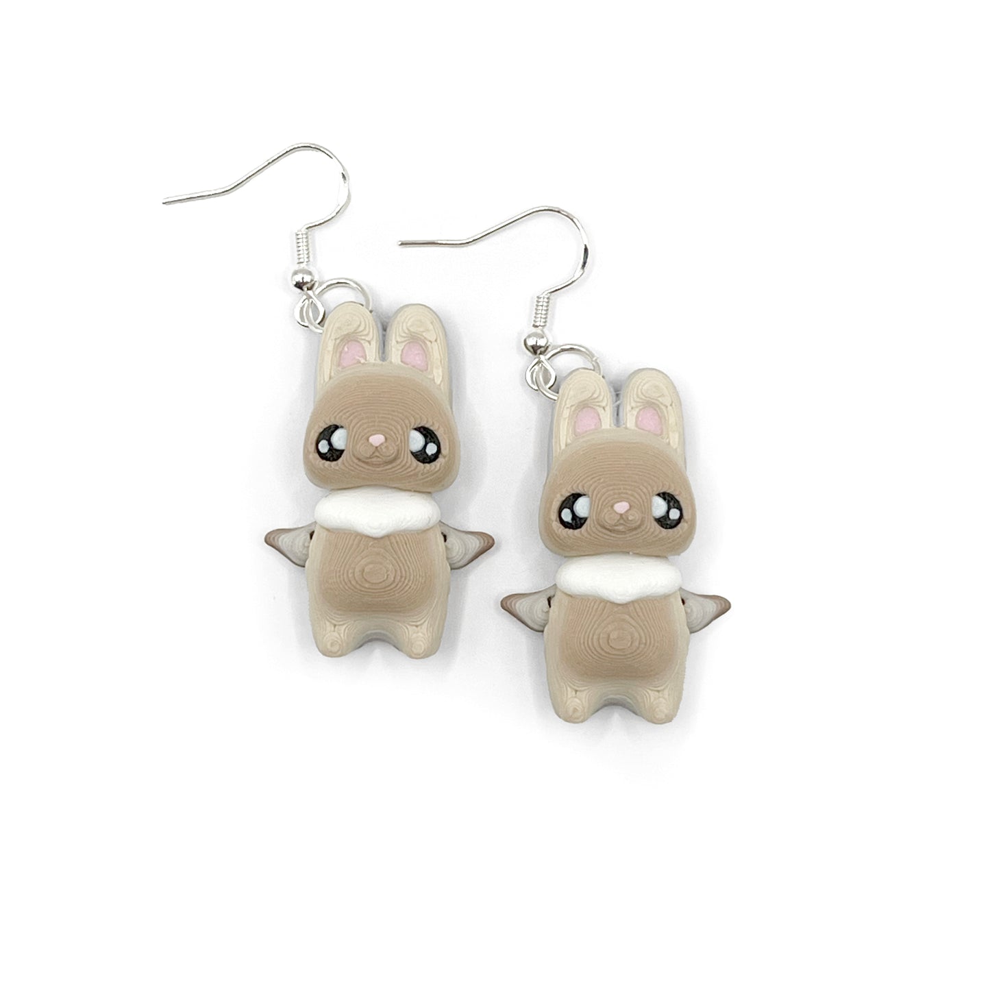 Pixie Earrings – Lightweight 3D Printed Fantasy Hook Earrings | Cute Hypoallergenic Jewelry for Fantasy Fans