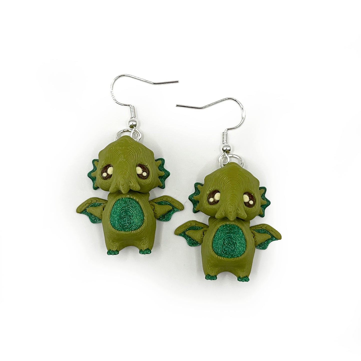 Pixie Earrings – Lightweight 3D Printed Fantasy Hook Earrings | Cute Hypoallergenic Jewelry for Fantasy Fans