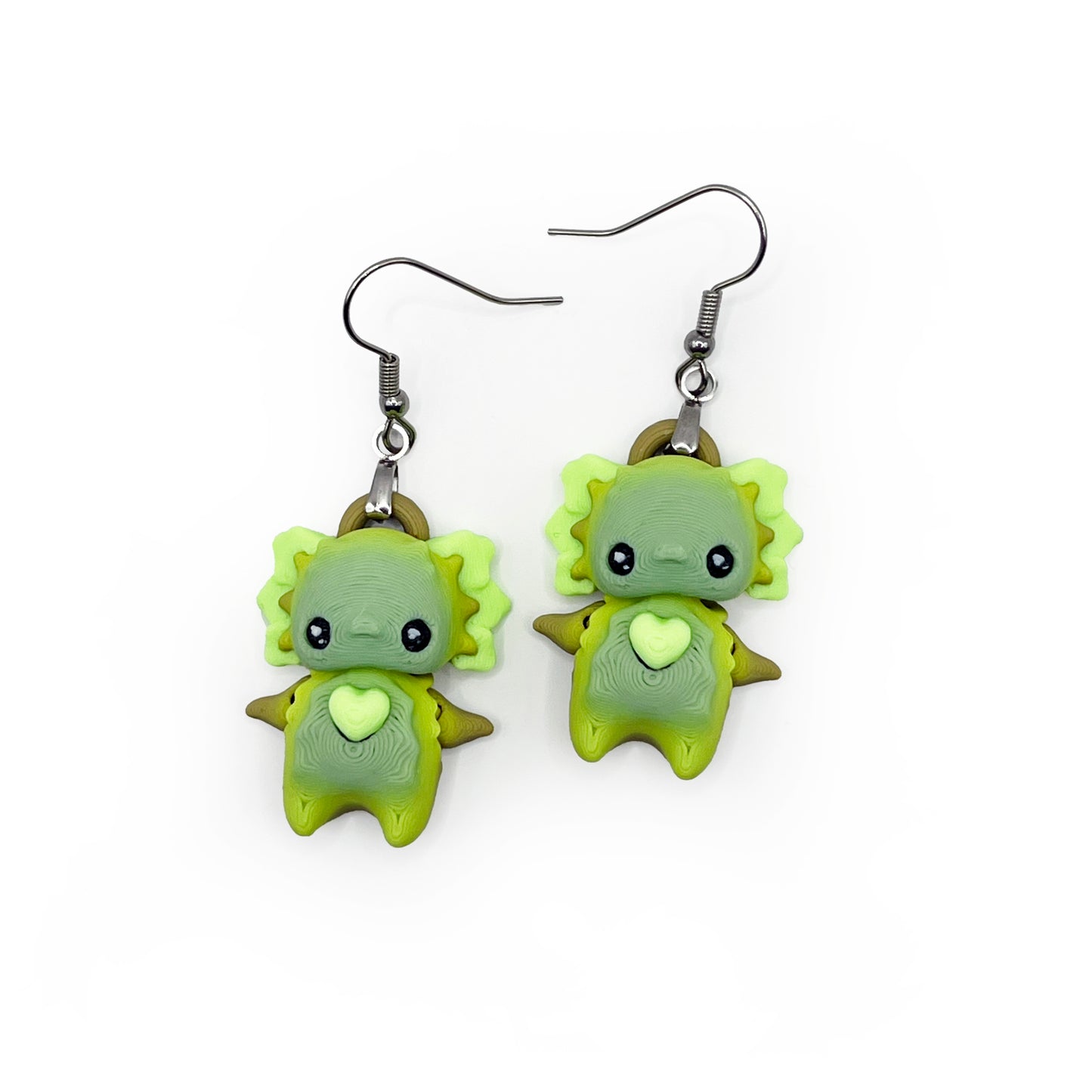 Pixie Earrings – Lightweight 3D Printed Fantasy Hook Earrings | Cute Hypoallergenic Jewelry for Fantasy Fans