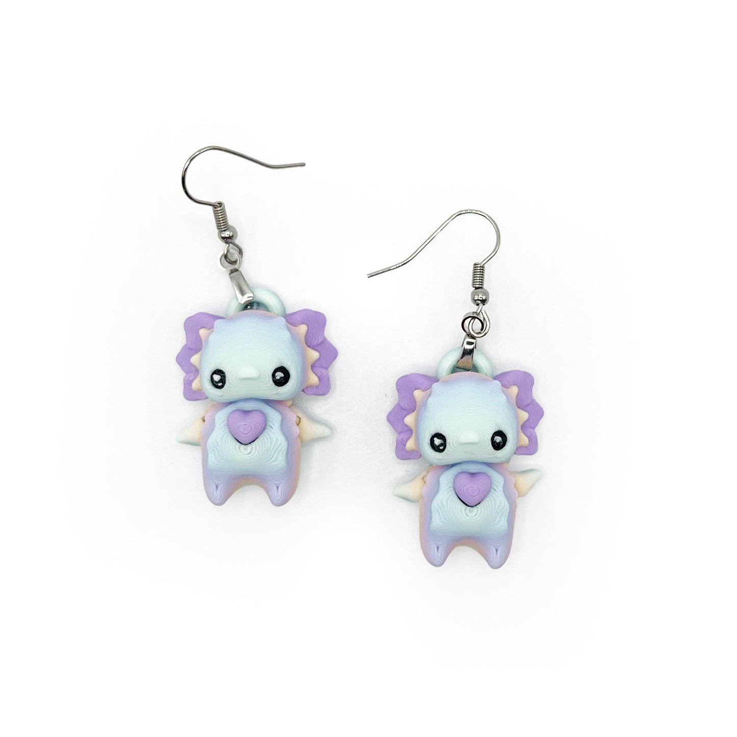 Pixie Earrings – Lightweight 3D Printed Fantasy Hook Earrings | Cute Hypoallergenic Jewelry for Fantasy Fans