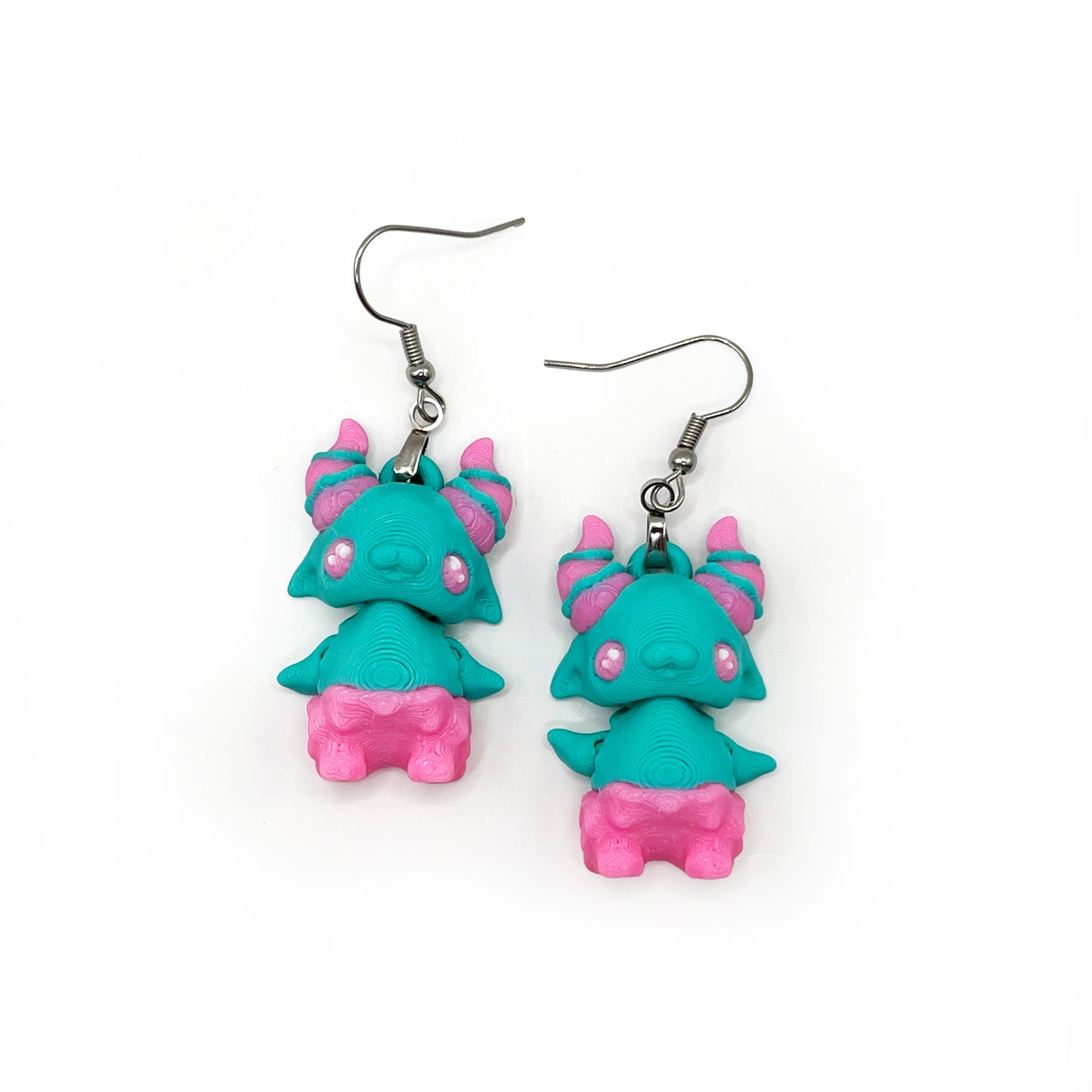 Pixie Earrings – Lightweight 3D Printed Fantasy Hook Earrings | Cute Hypoallergenic Jewelry for Fantasy Fans