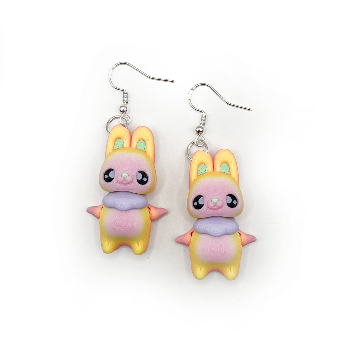 Pixie Earrings – Lightweight 3D Printed Fantasy Hook Earrings | Cute Hypoallergenic Jewelry for Fantasy Fans