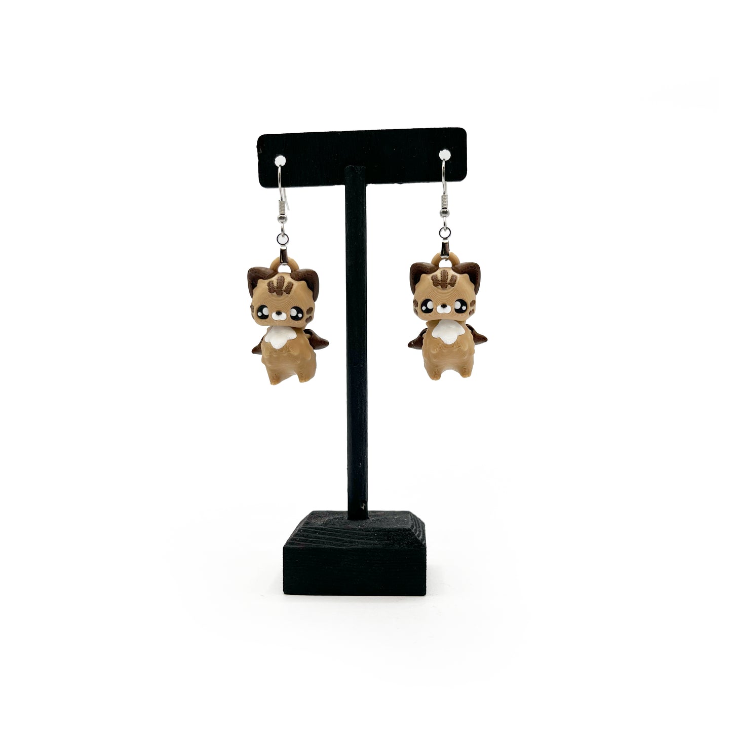 Pixie Earrings – Lightweight 3D Printed Fantasy Hook Earrings | Cute Hypoallergenic Jewelry for Fantasy Fans