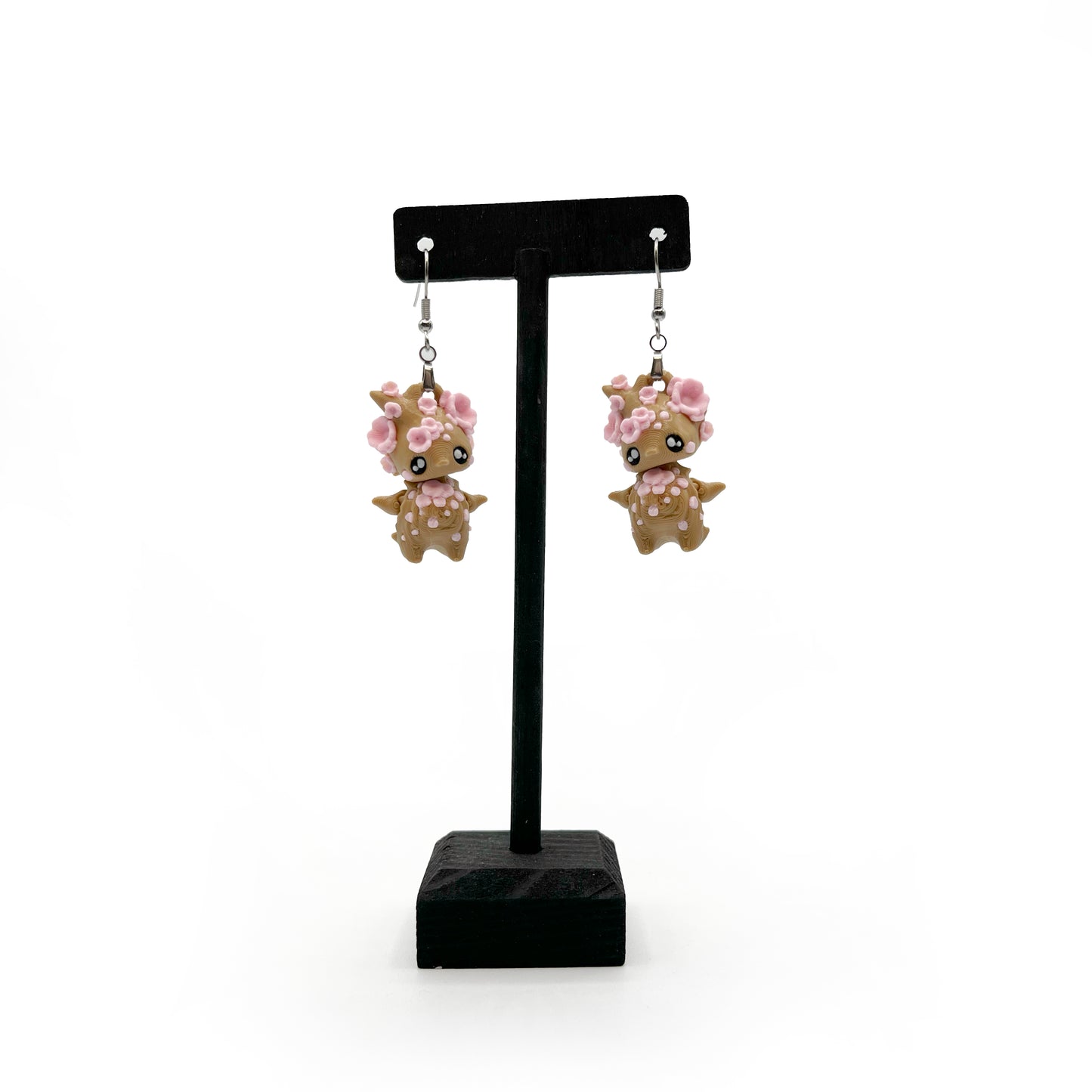 Pixie Earrings – Lightweight 3D Printed Fantasy Hook Earrings | Cute Hypoallergenic Jewelry for Fantasy Fans