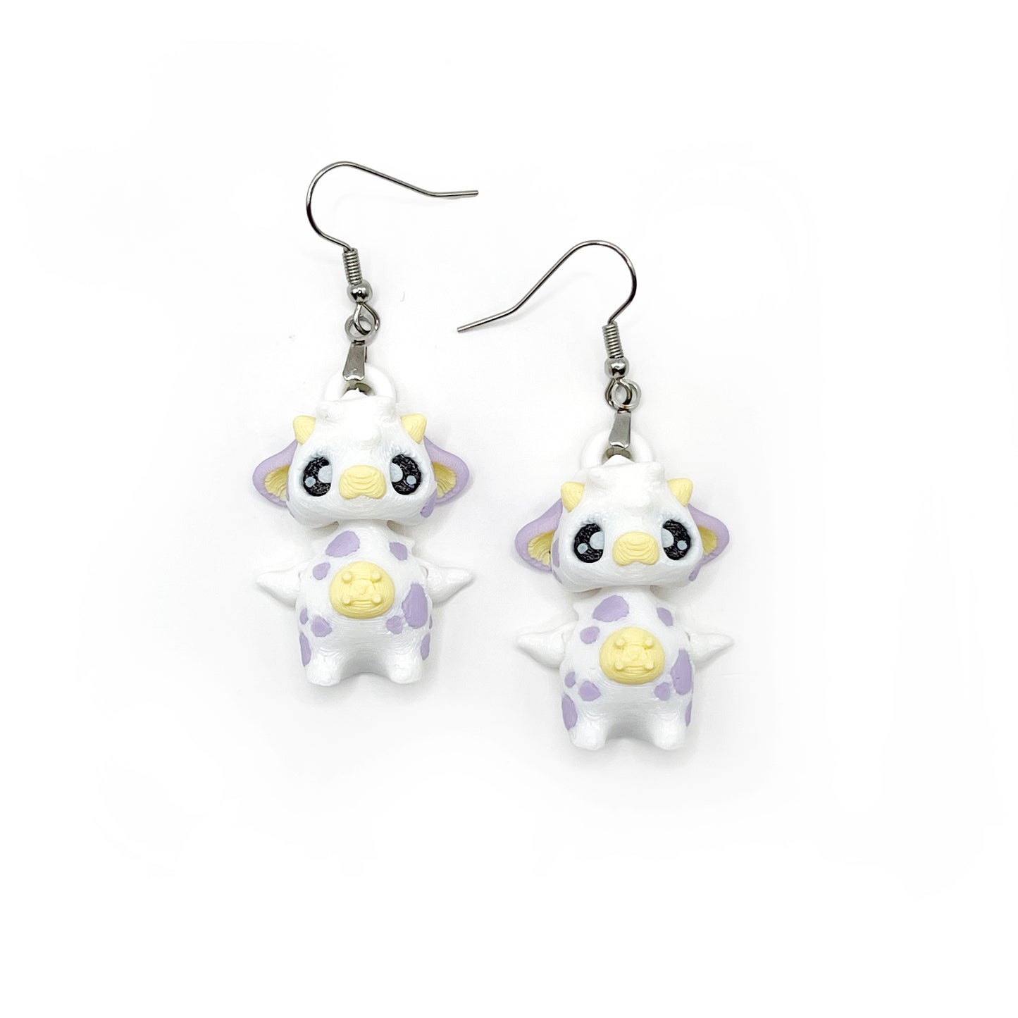 Pixie Earrings – Lightweight 3D Printed Fantasy Hook Earrings | Cute Hypoallergenic Jewelry for Fantasy Fans