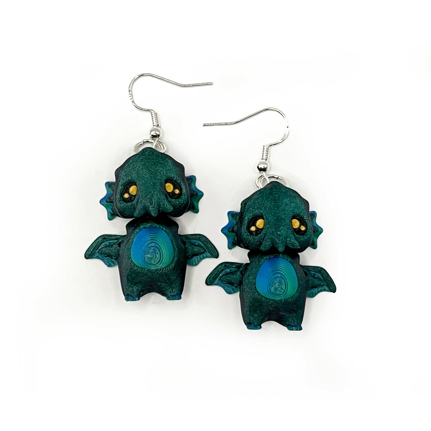 Pixie Earrings – Lightweight 3D Printed Fantasy Hook Earrings | Cute Hypoallergenic Jewelry for Fantasy Fans