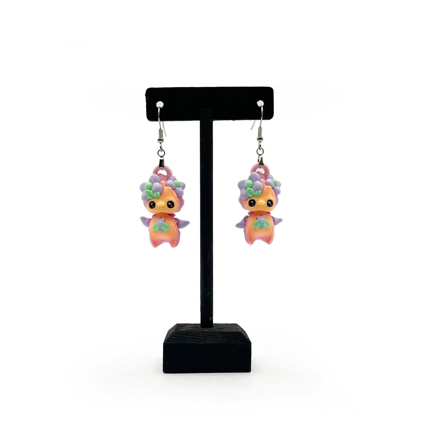Pixie Earrings – Lightweight 3D Printed Fantasy Hook Earrings | Cute Hypoallergenic Jewelry for Fantasy Fans